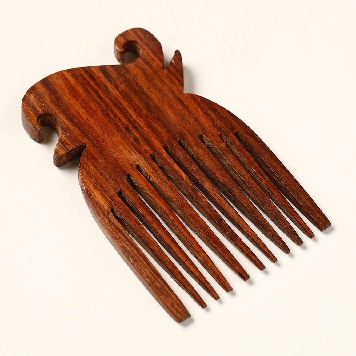 Hand Carved Sheesham Wood Comb (Small) Online at iTokri.com