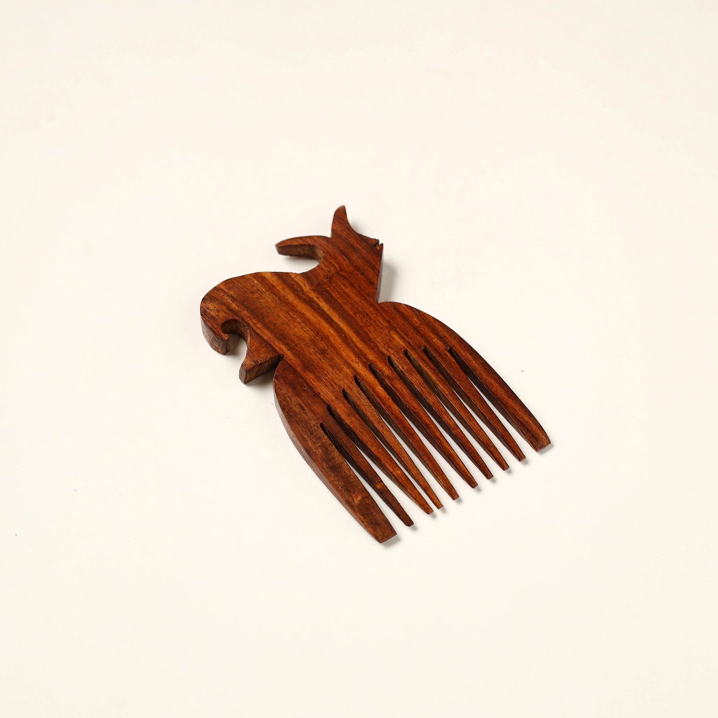 Hand Carved Sheesham Wood Comb (Small) Online at iTokri.com