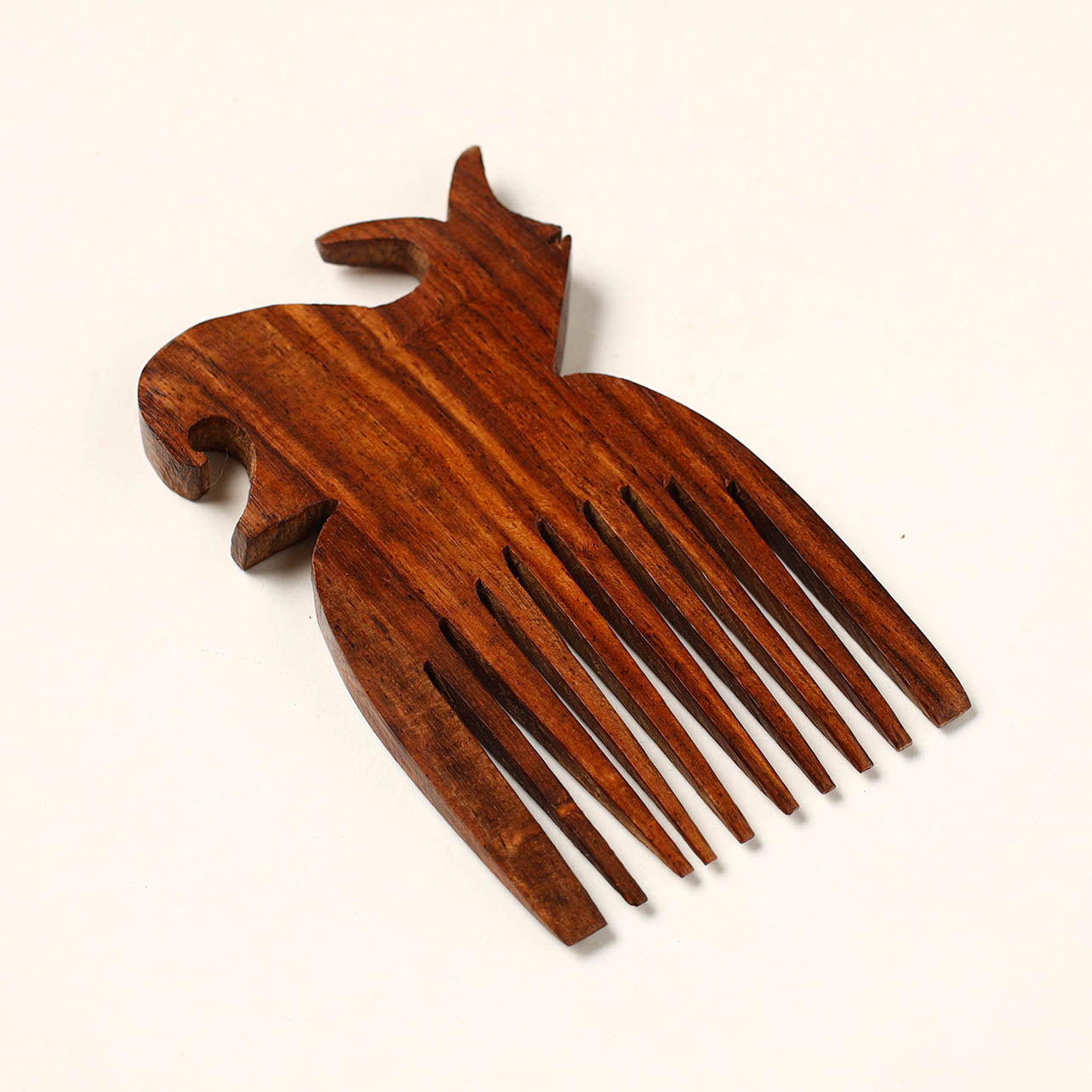 Hand Carved Sheesham Wood Comb (Small) Online at iTokri.com