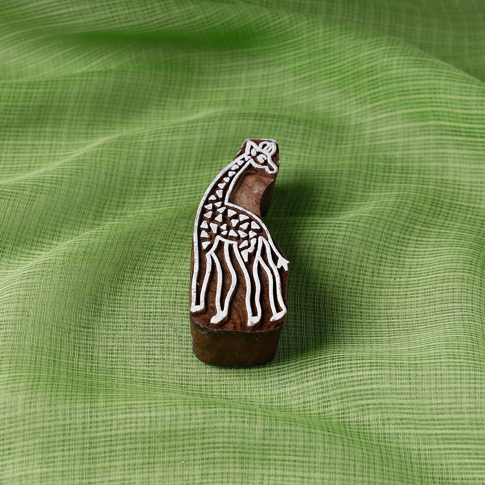 Hand Carved Sheesham Wood Block Fridge Magnet Online | iTokri