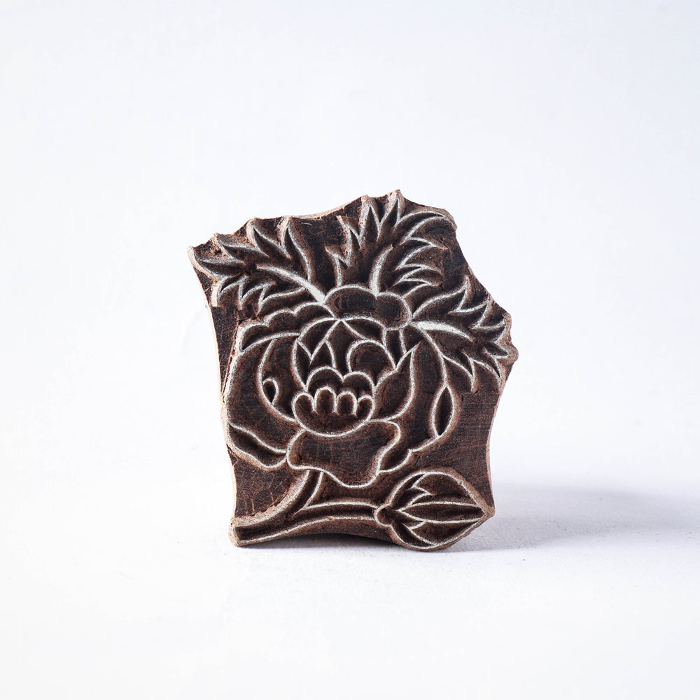 Hand-carved Teak Wood Block by Gangadhar (Big) 46