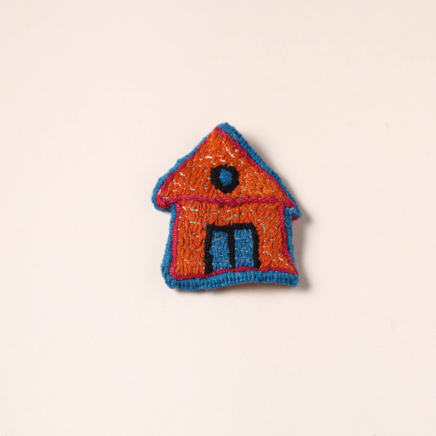 Hand Embroidered Chandi Mati Fridge Magnet