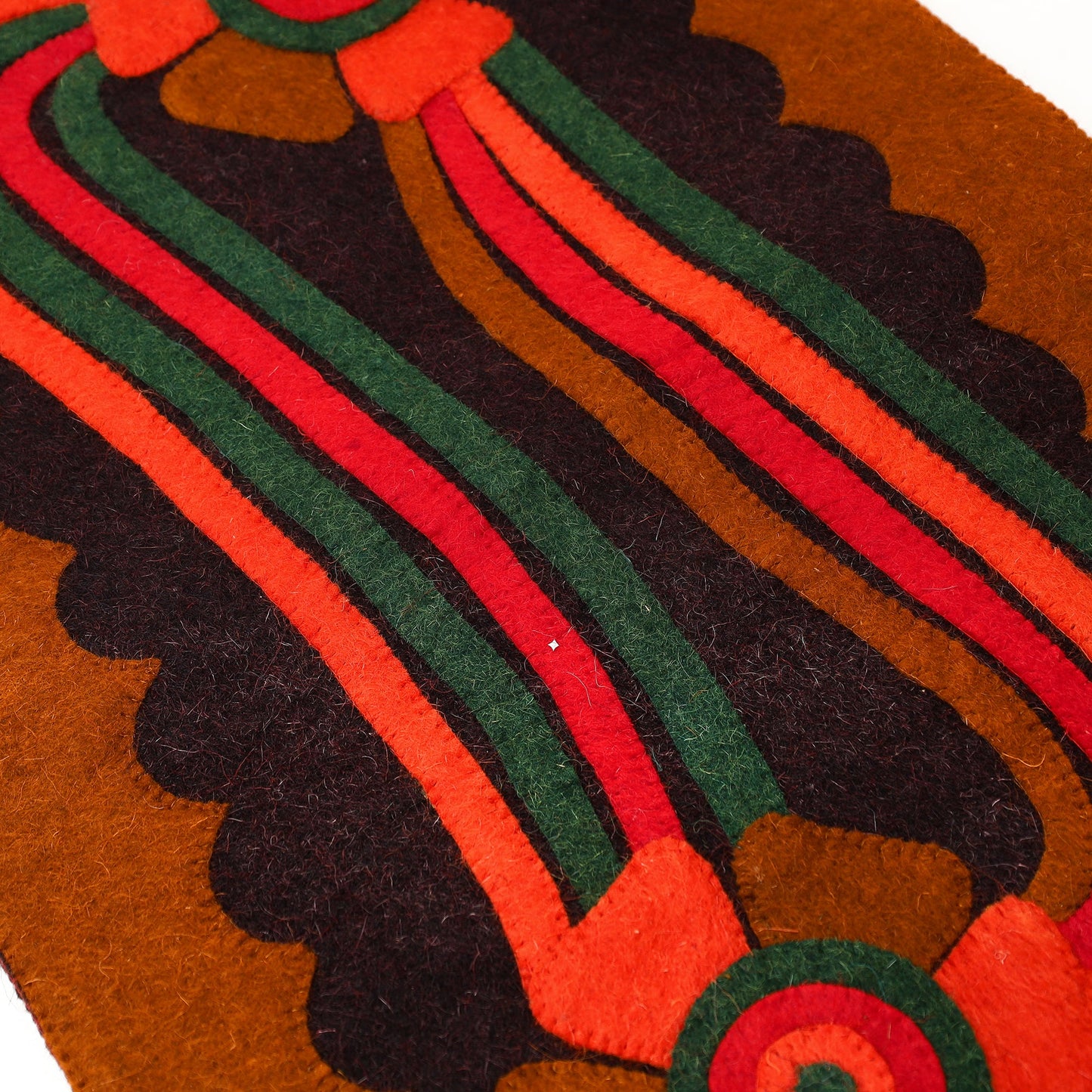 Hand Felted Pure Wool Namda Door Mat