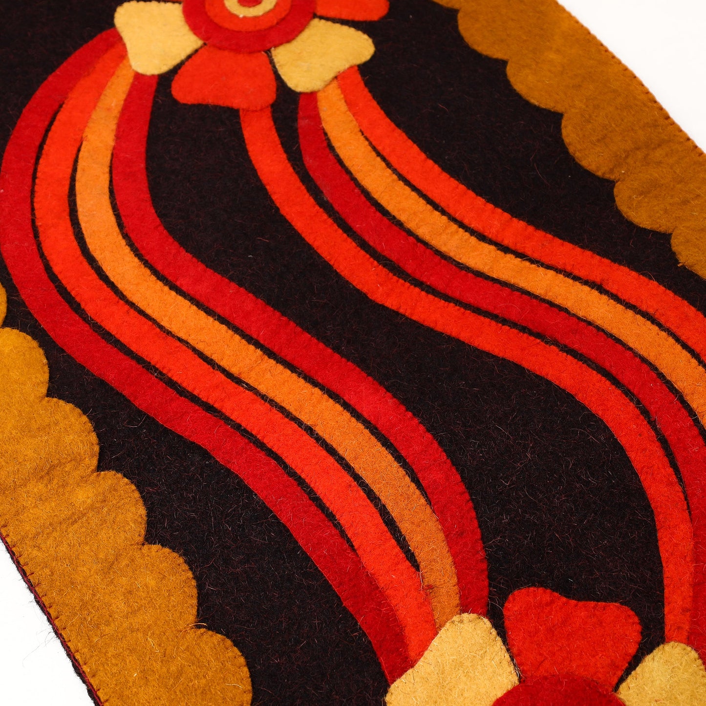 Hand Felted Pure Wool Namda Door Mat