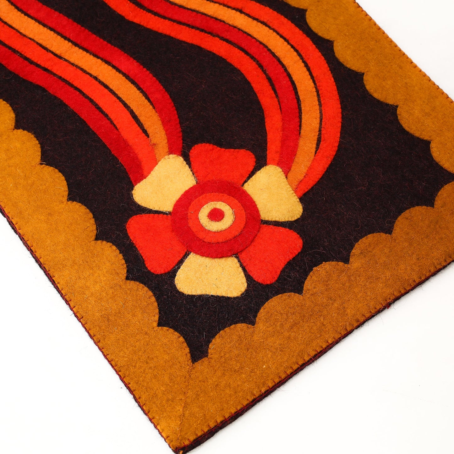 Hand Felted Pure Wool Namda Door Mat