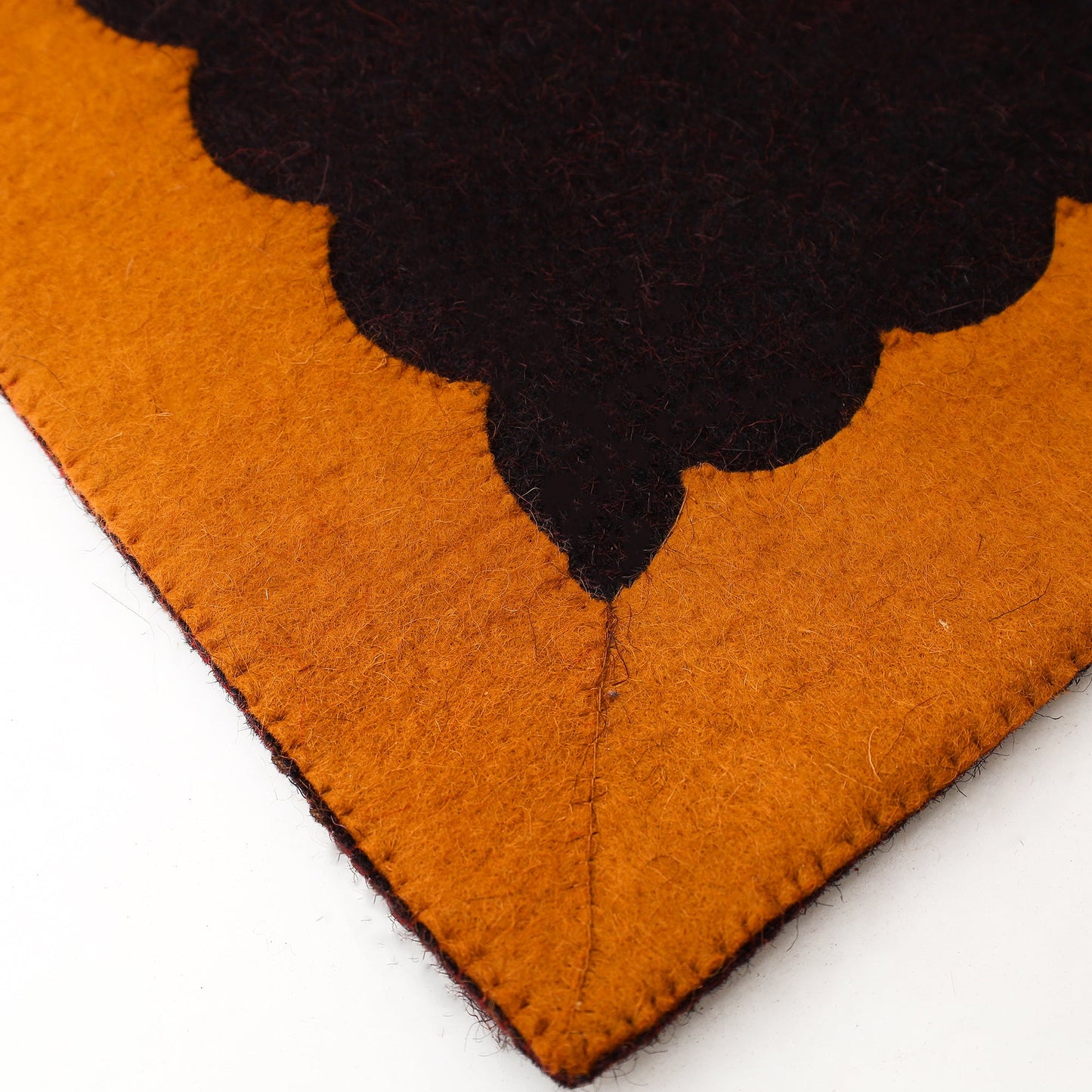 Hand Felted Pure Wool Namda Floor Mat