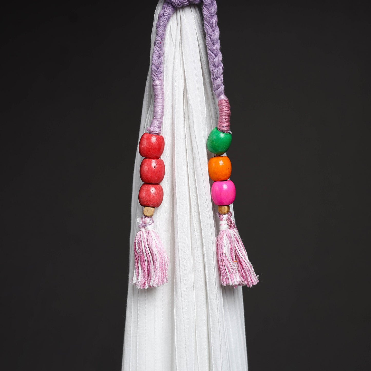 Handcrafted bead work curtain tie backs (set of 2) 12