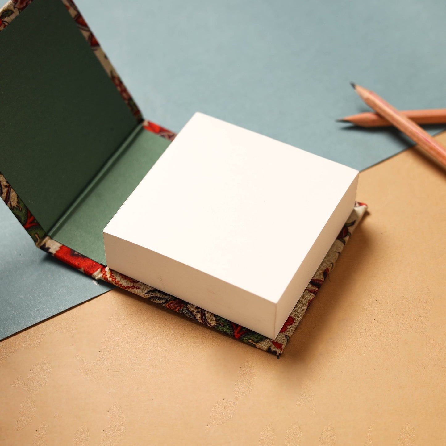 Handcrafted Floral Printed Notepad