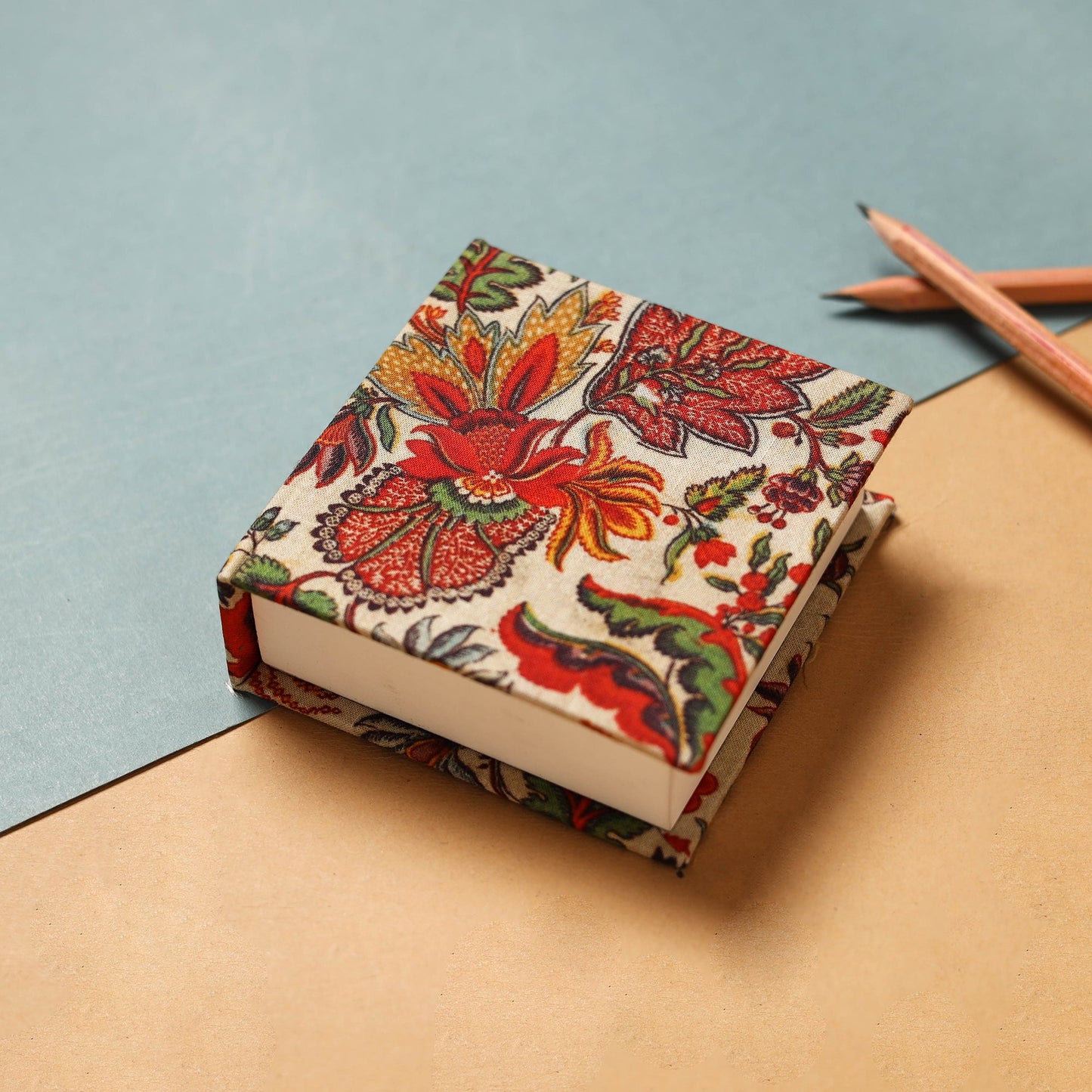 Handcrafted Floral Printed Notepad