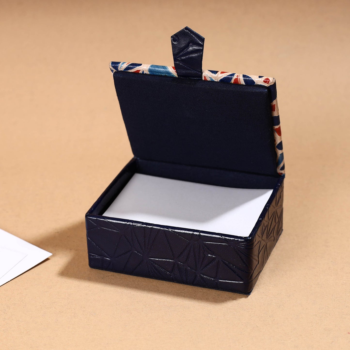 Handcrafted Embossed Leather Card Holder 03