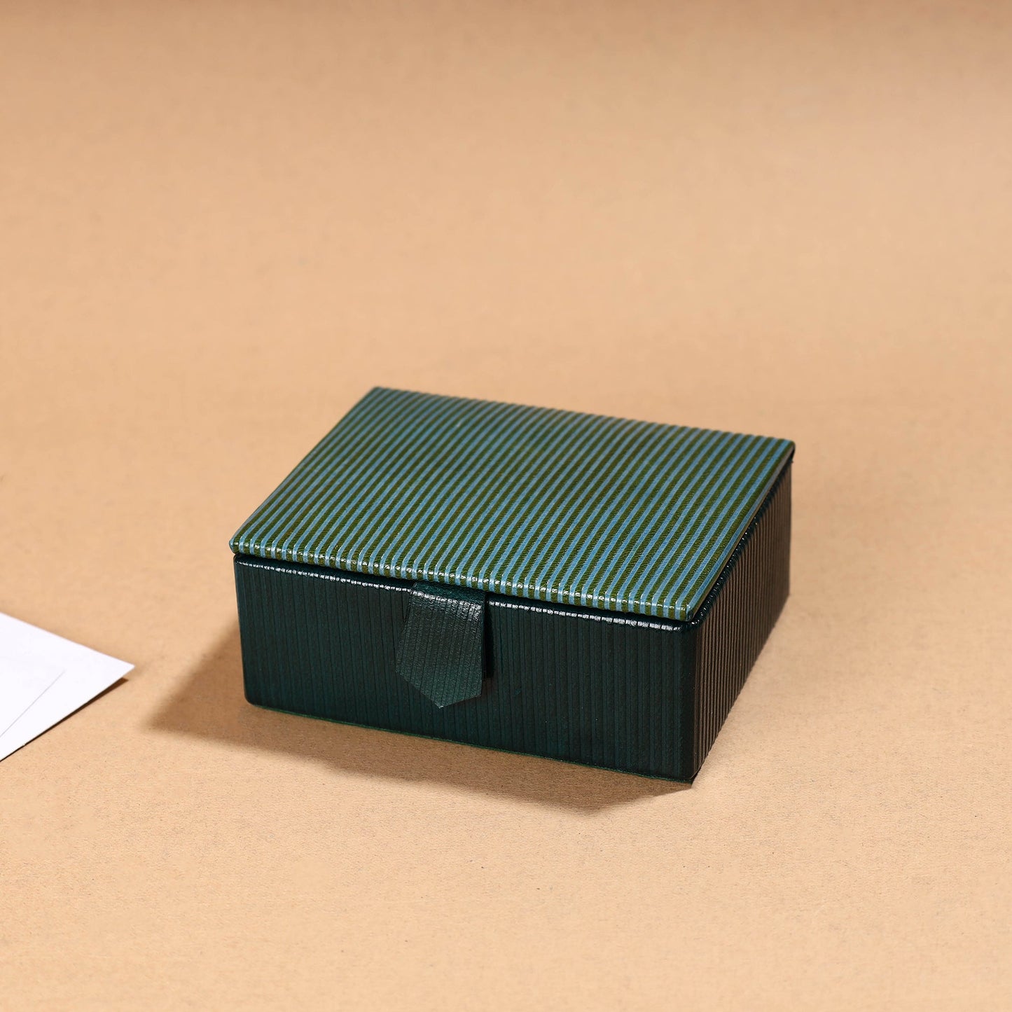 Handcrafted Embossed Leather Card Holder 07