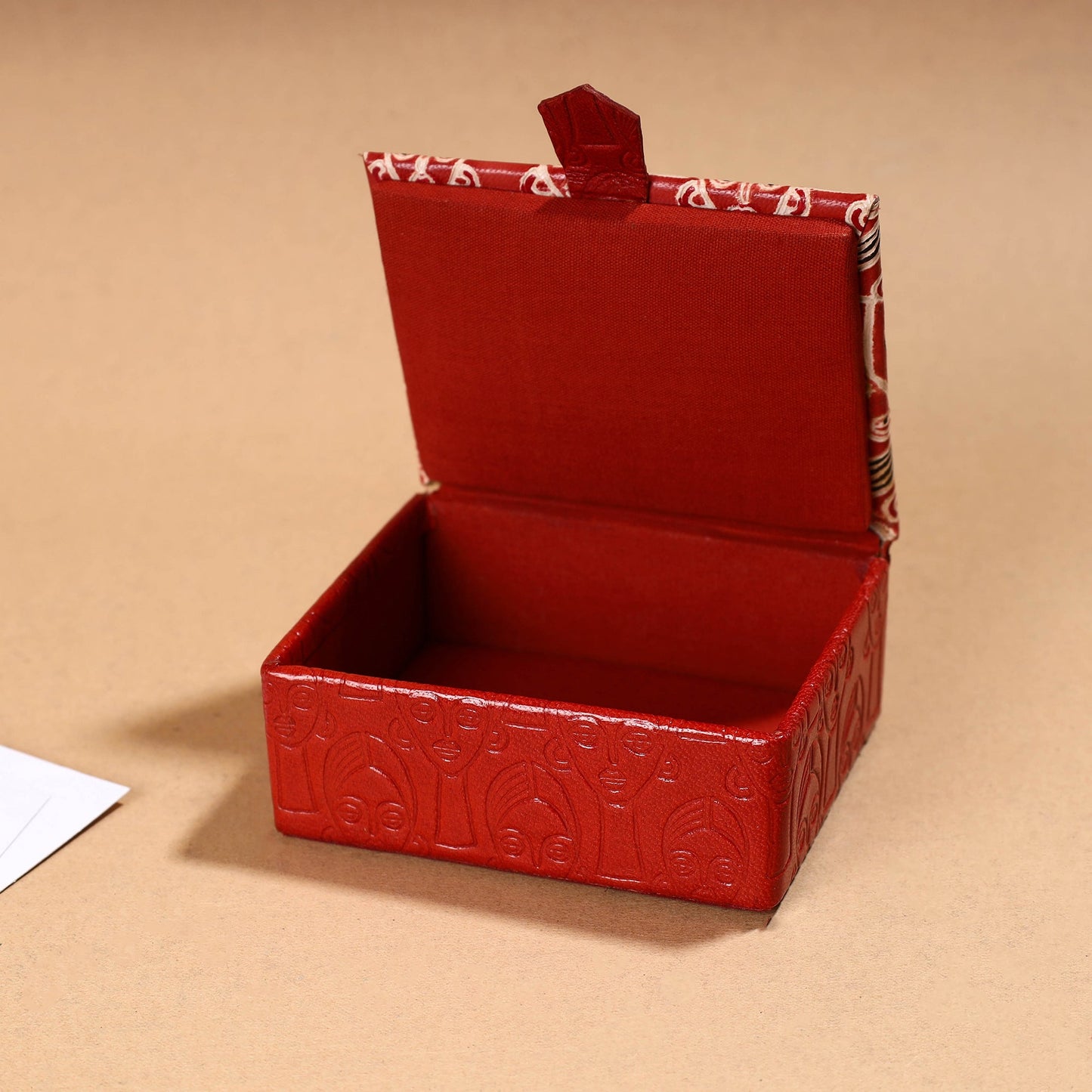 Handcrafted Embossed Leather Card Holder 14