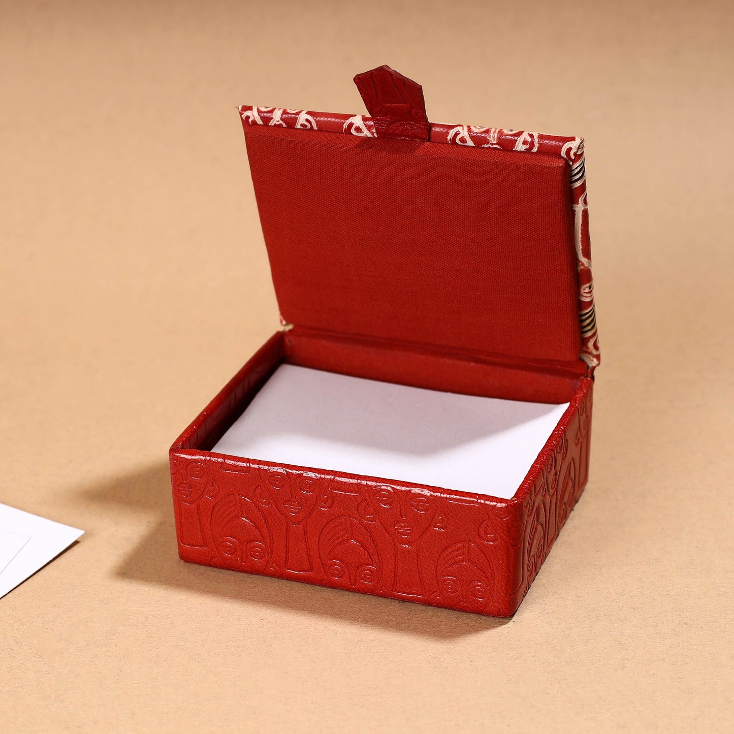 Handcrafted Embossed Leather Card Holder 14