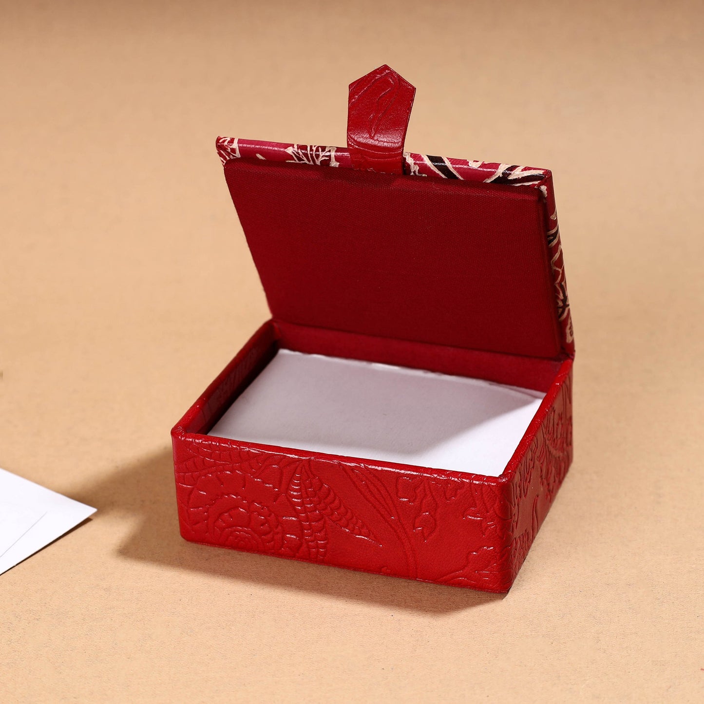 Handcrafted Embossed Leather Card Holder 16