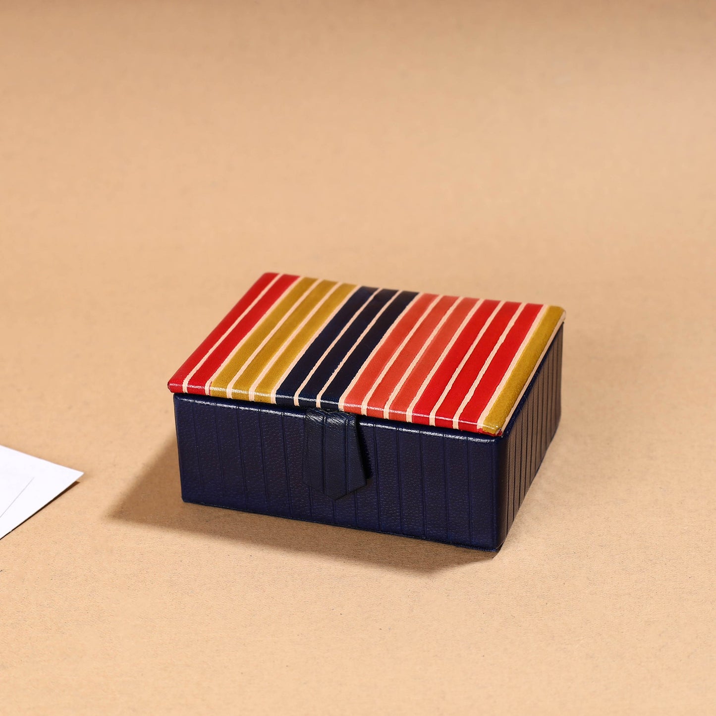 Handcrafted Embossed Leather Card Holder 17