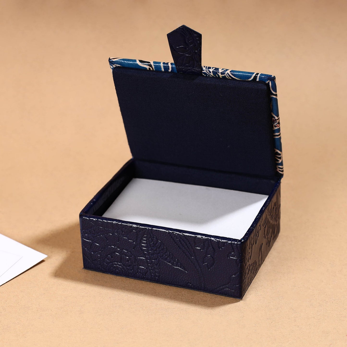 Handcrafted Embossed Leather Card Holder 18