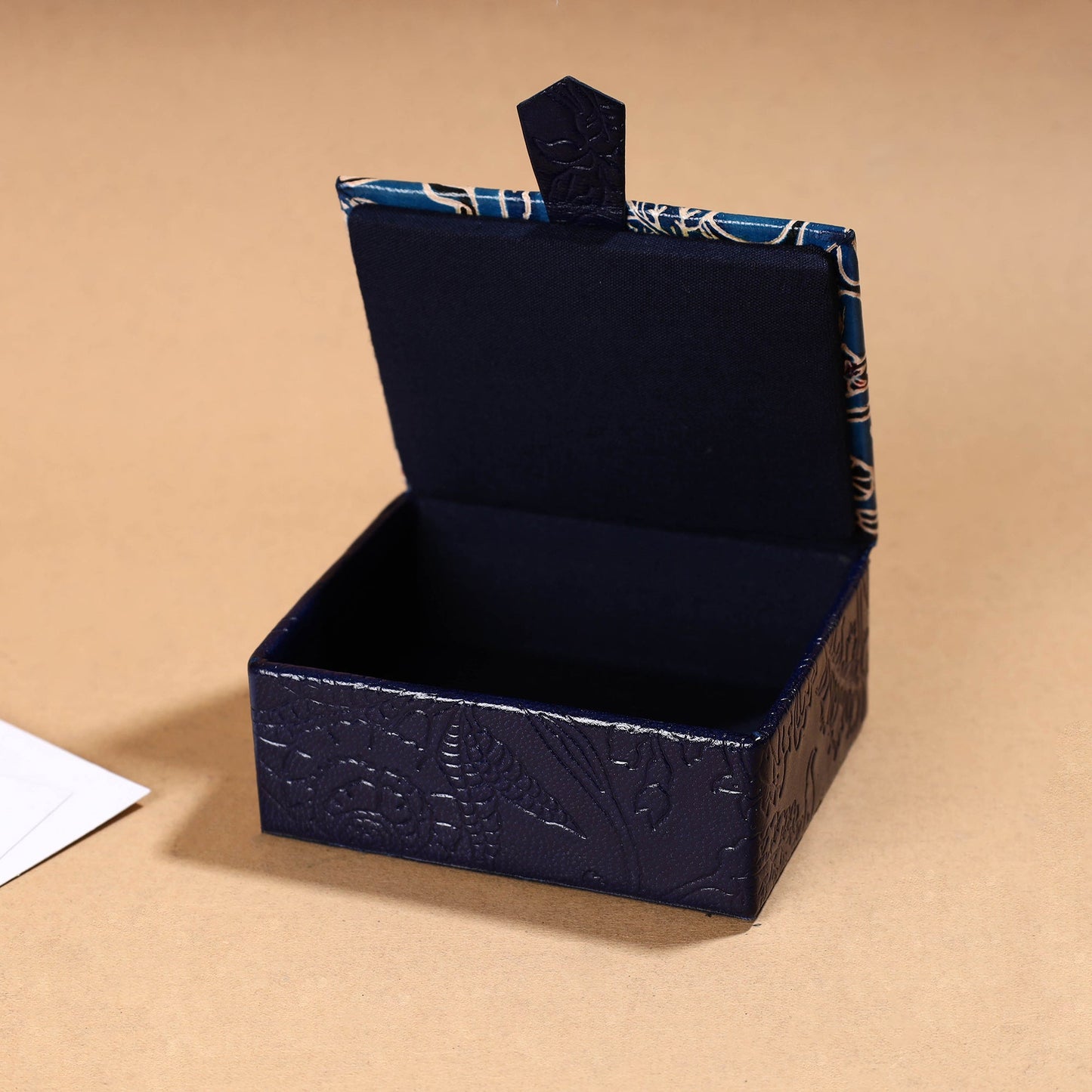 Handcrafted Embossed Leather Card Holder 18