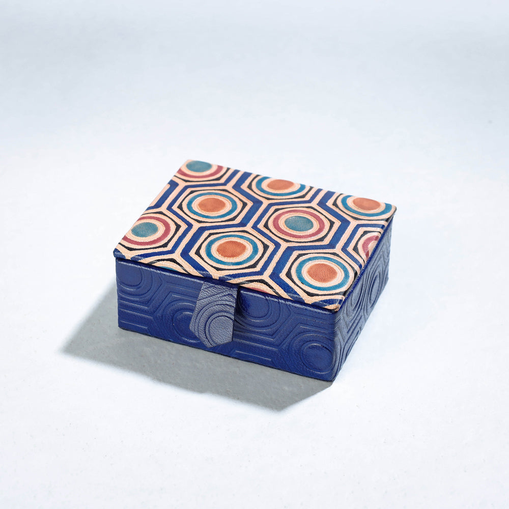 Handcrafted Embossed Leather Card Holder