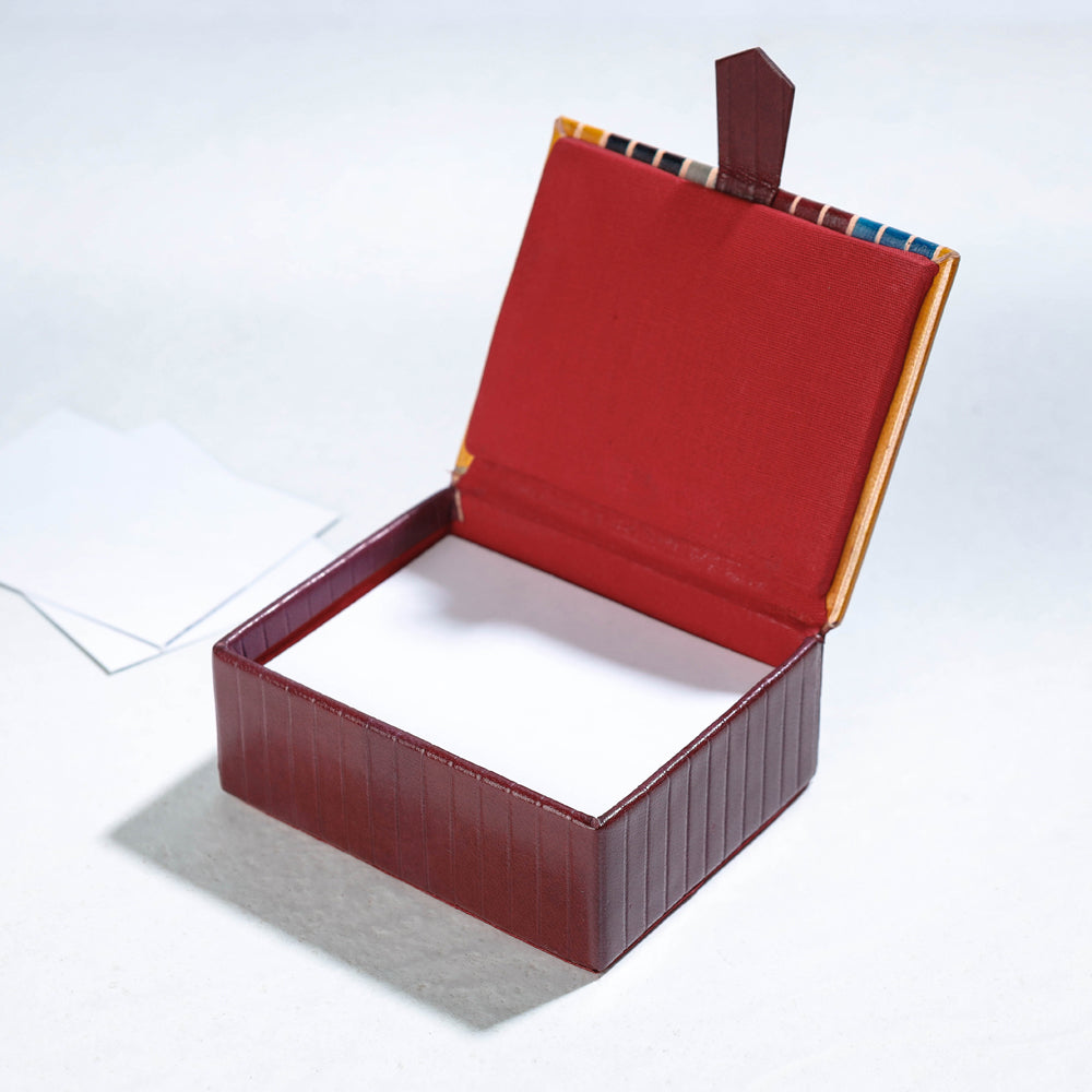 Handcrafted Embossed Leather Card Holder