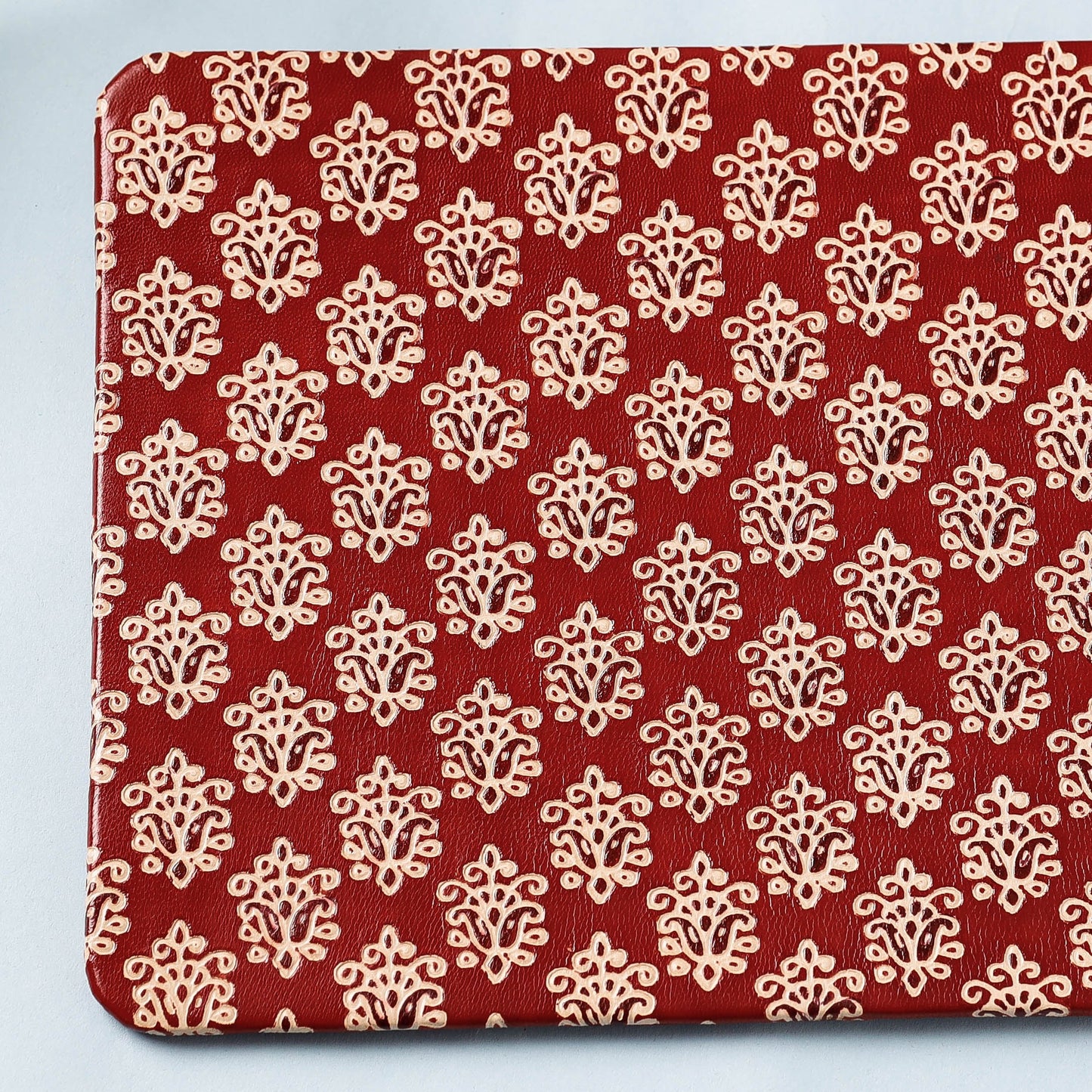 Handcrafted Embossed Leather Mouse Pad