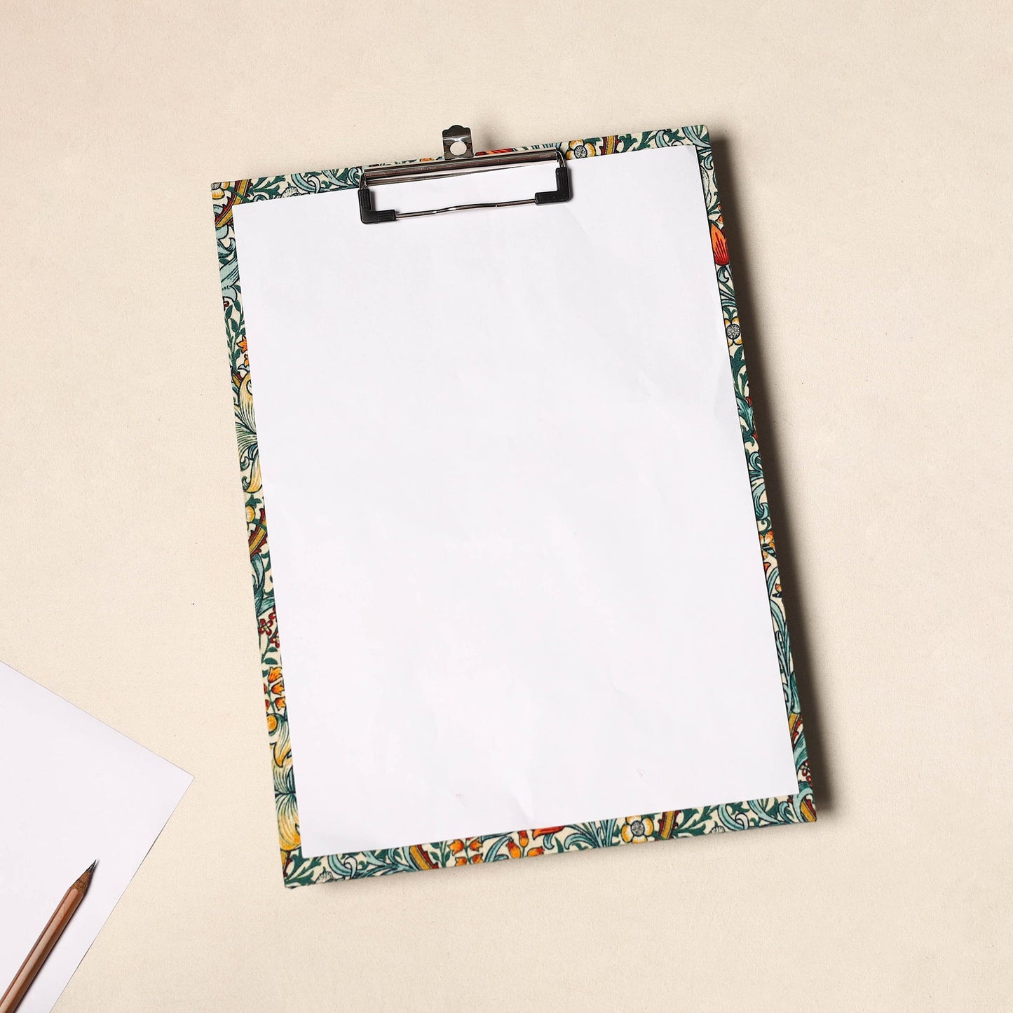 Handcrafted Floral Design Clipboard