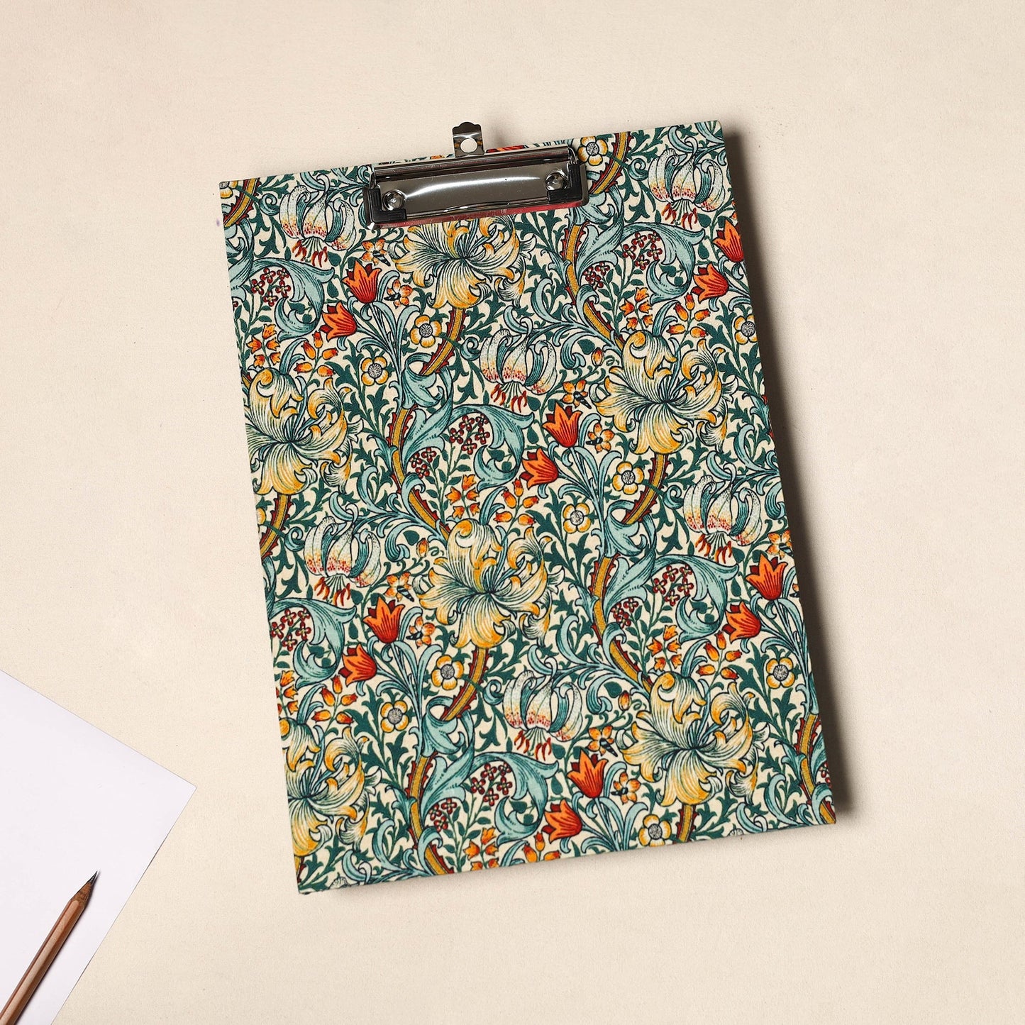 Handcrafted Floral Design Clipboard