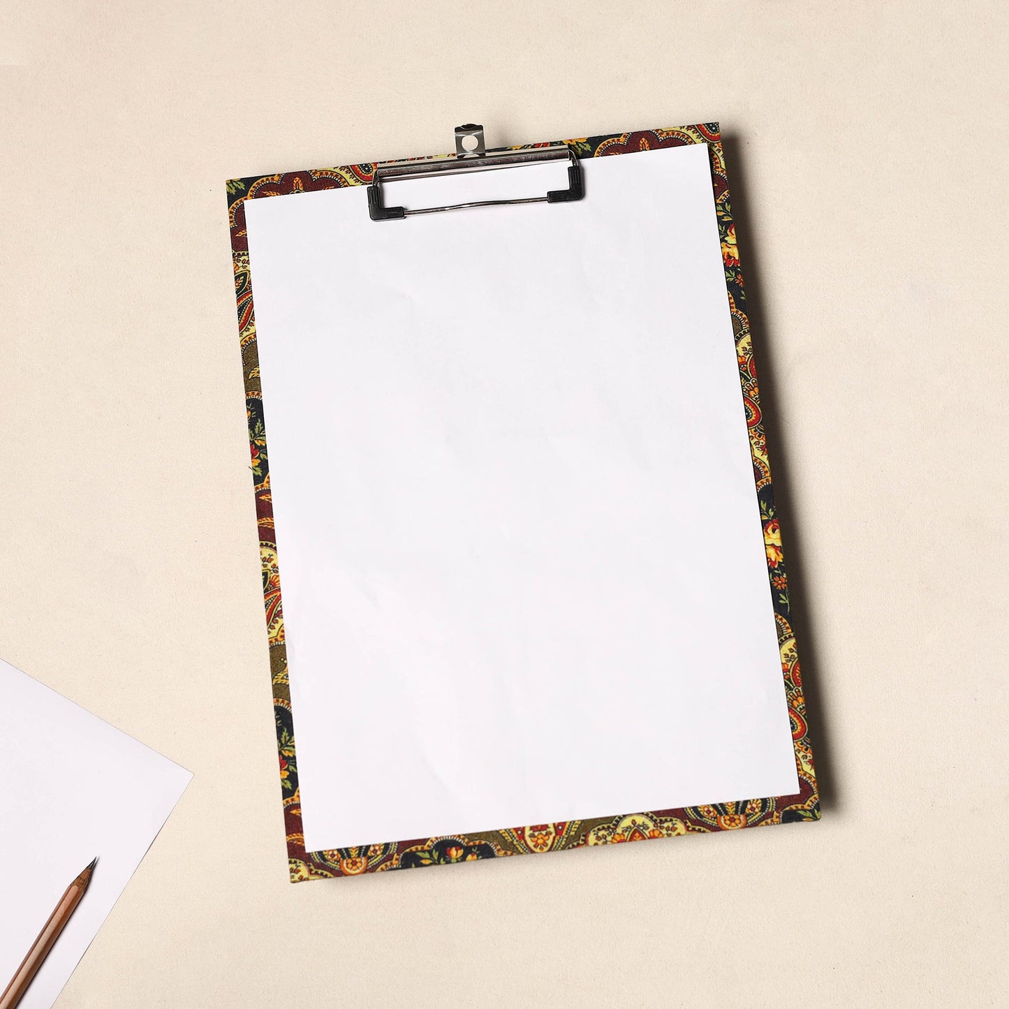 Handcrafted Floral Design Clipboard