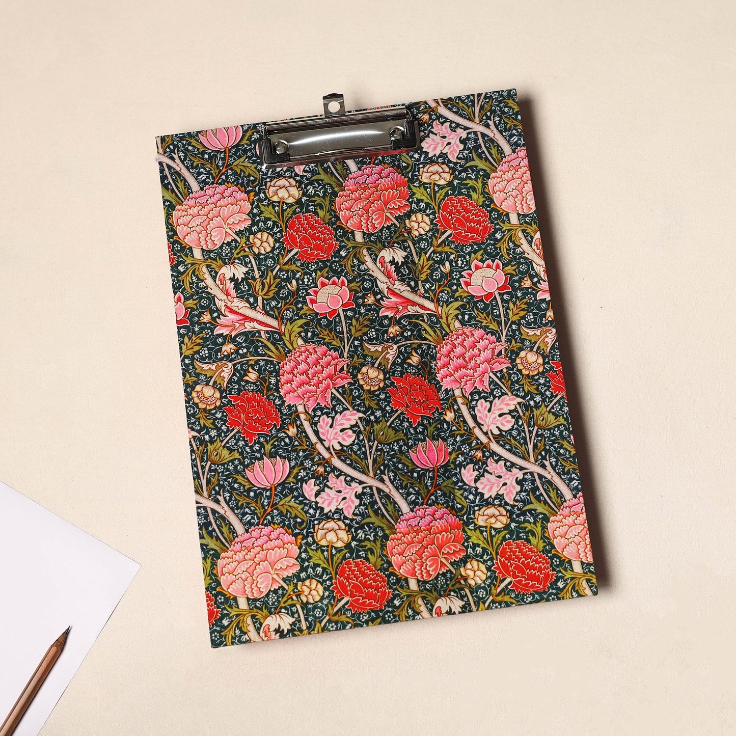 Handcrafted Floral Design Clipboard