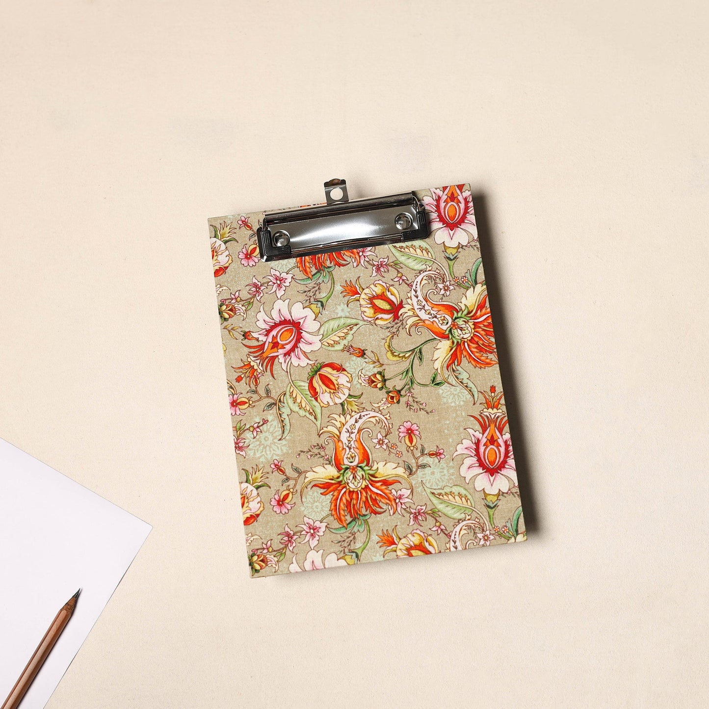 Handcrafted Floral Design Clipboard