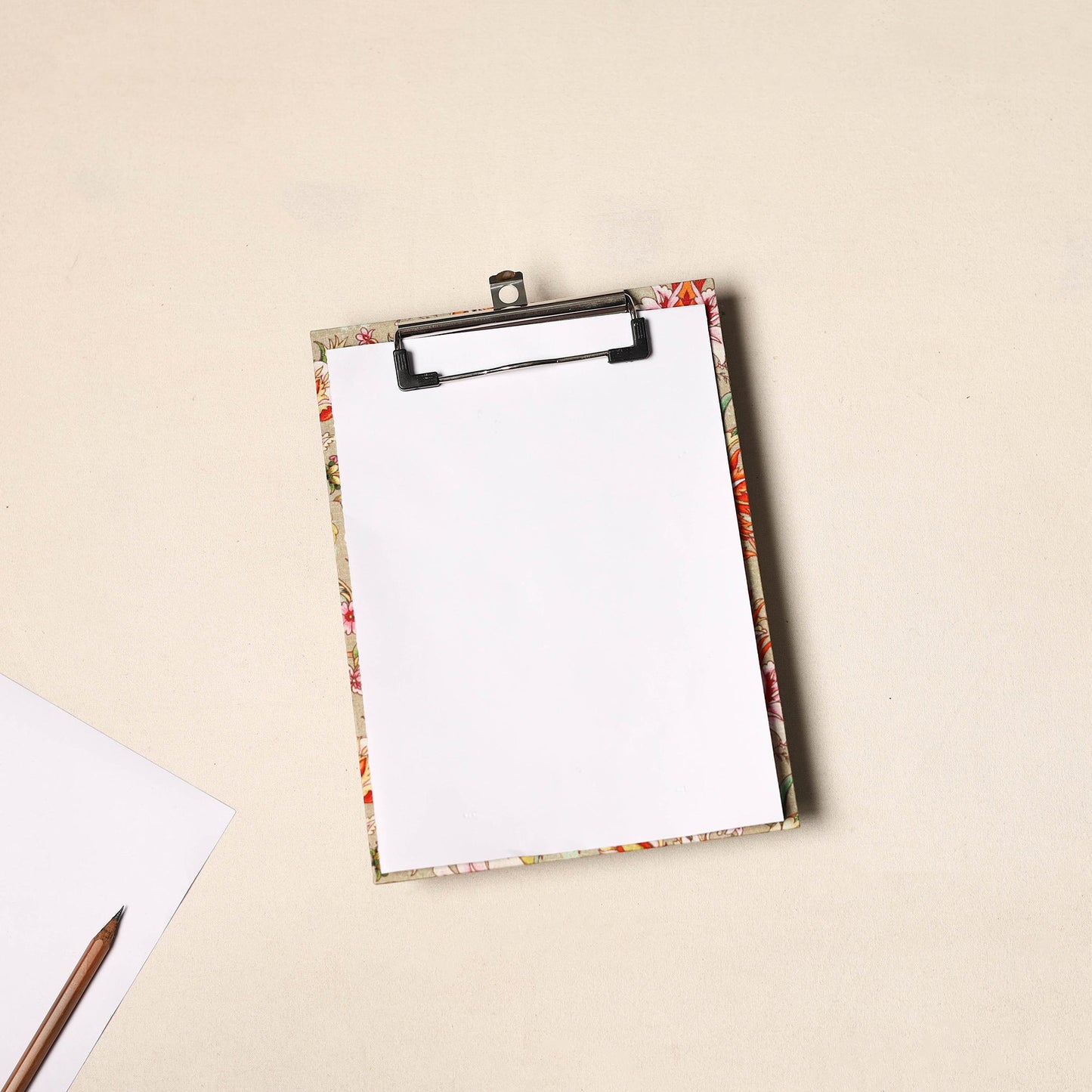 Handcrafted Floral Design Clipboard
