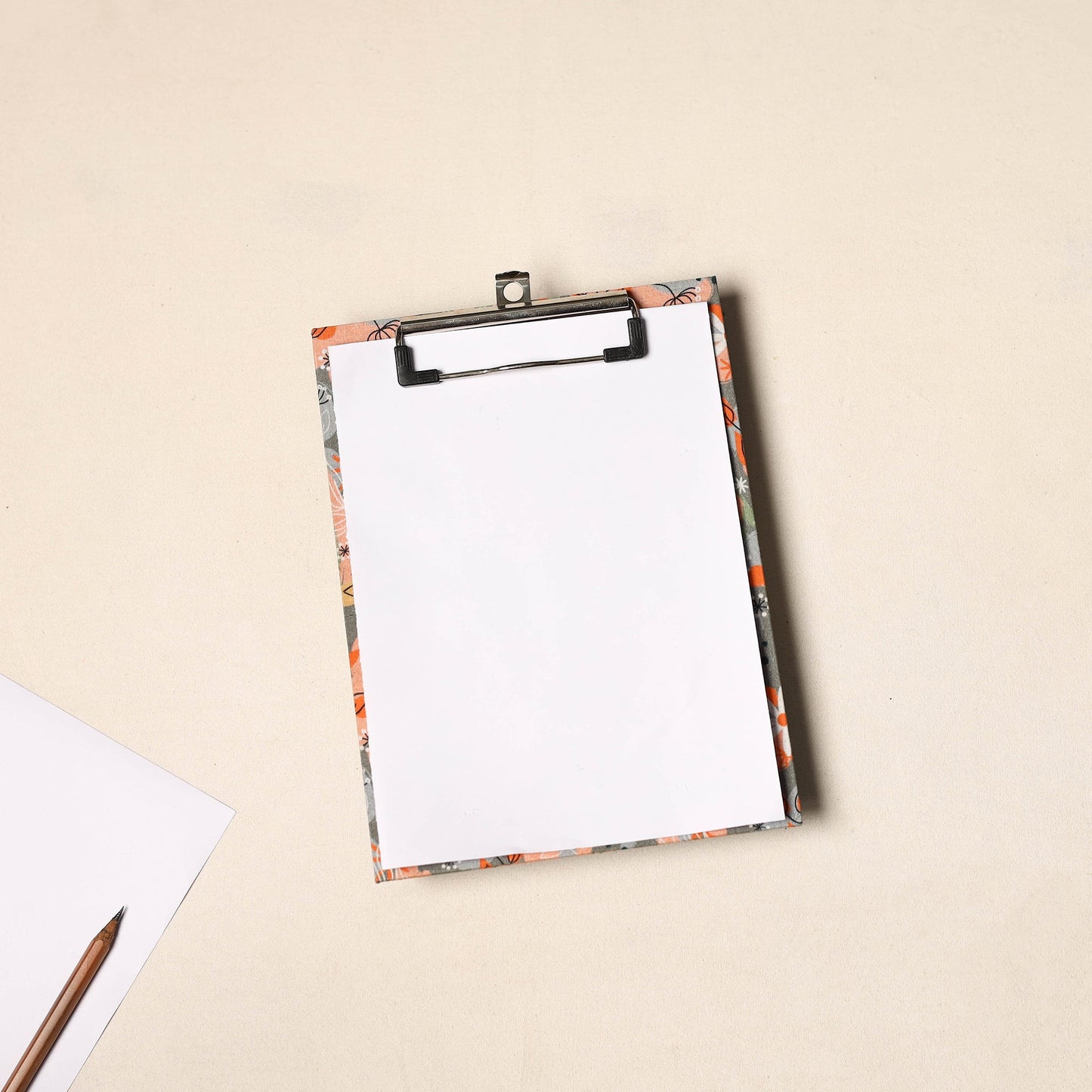 Handcrafted Floral Design Clipboard