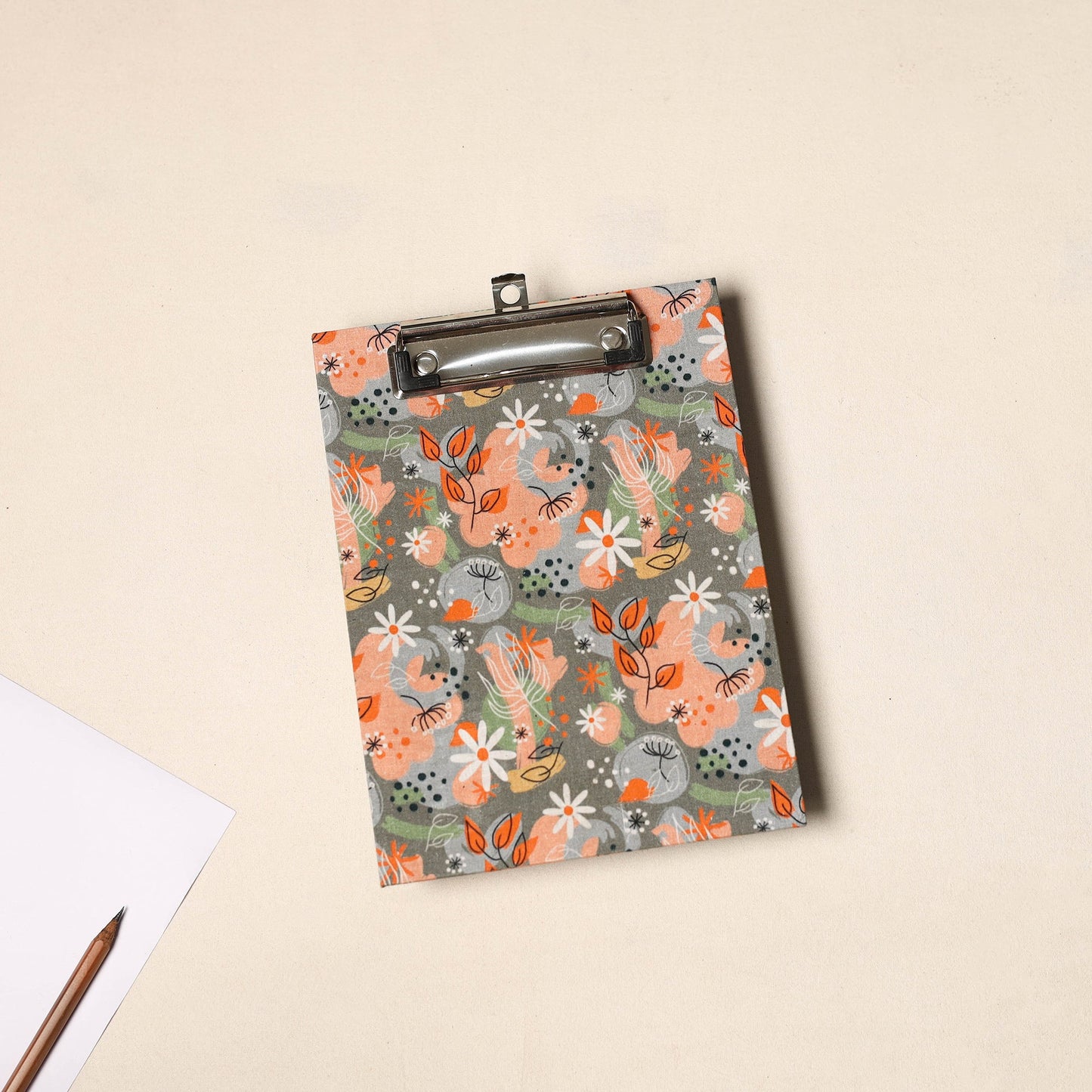 Handcrafted Floral Design Clipboard