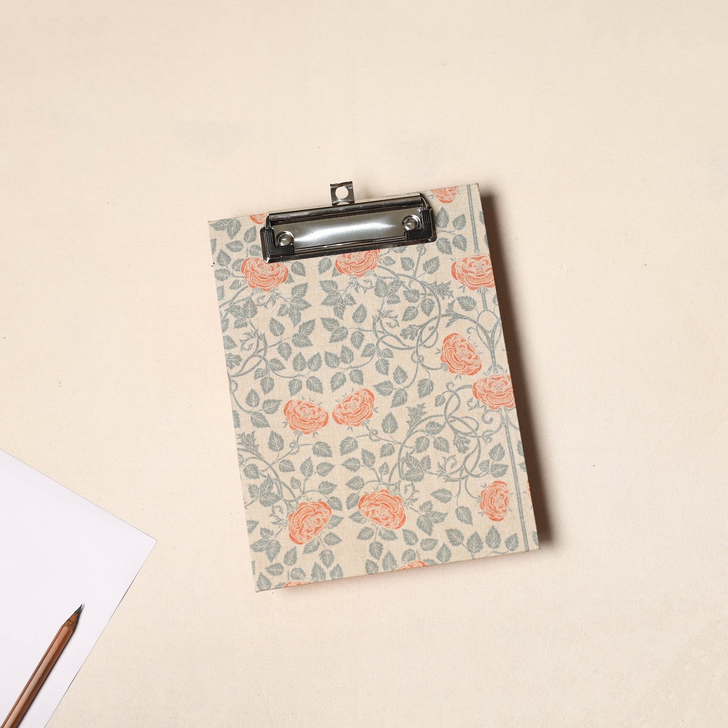 Handcrafted Floral Design Clipboard