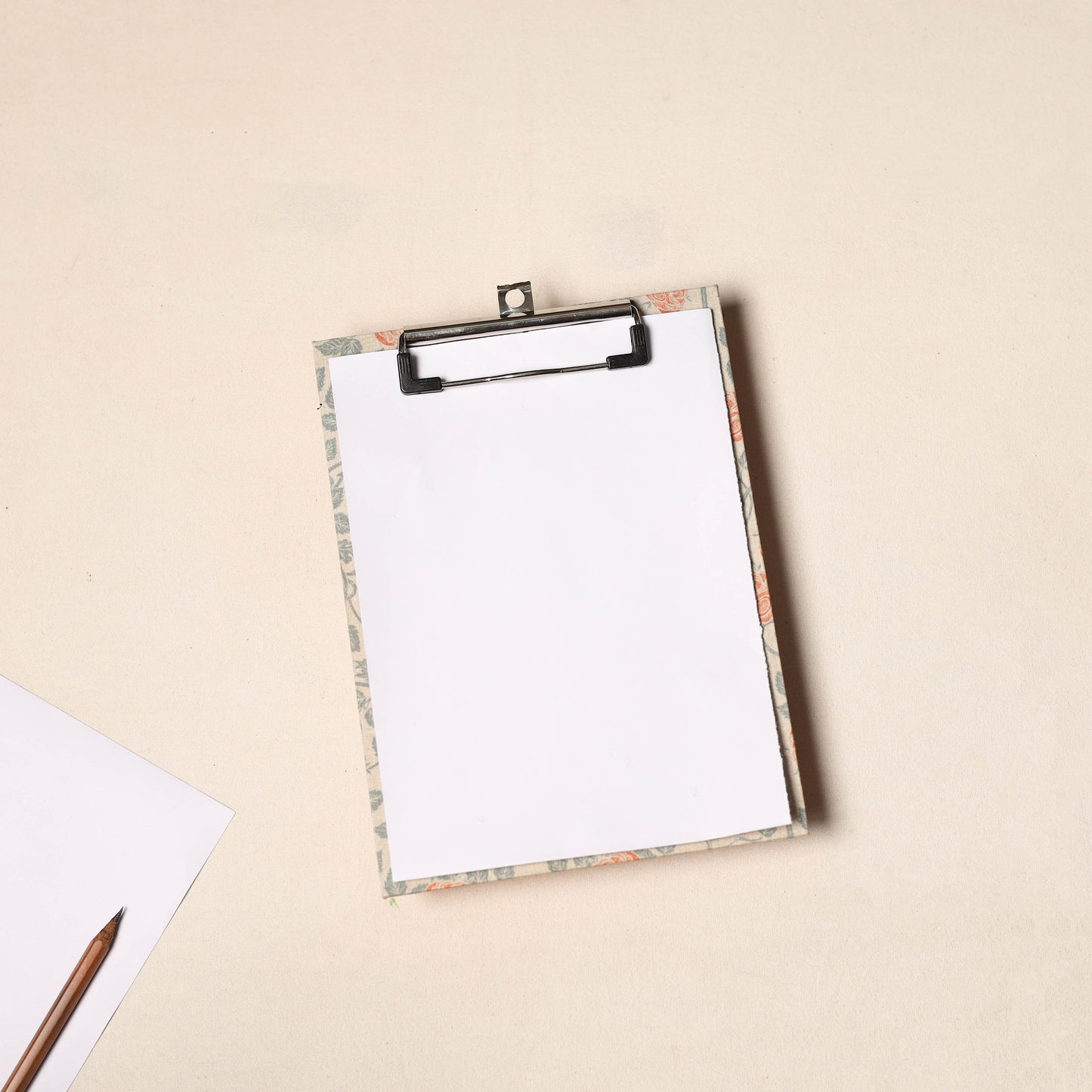 Handcrafted Floral Design Clipboard