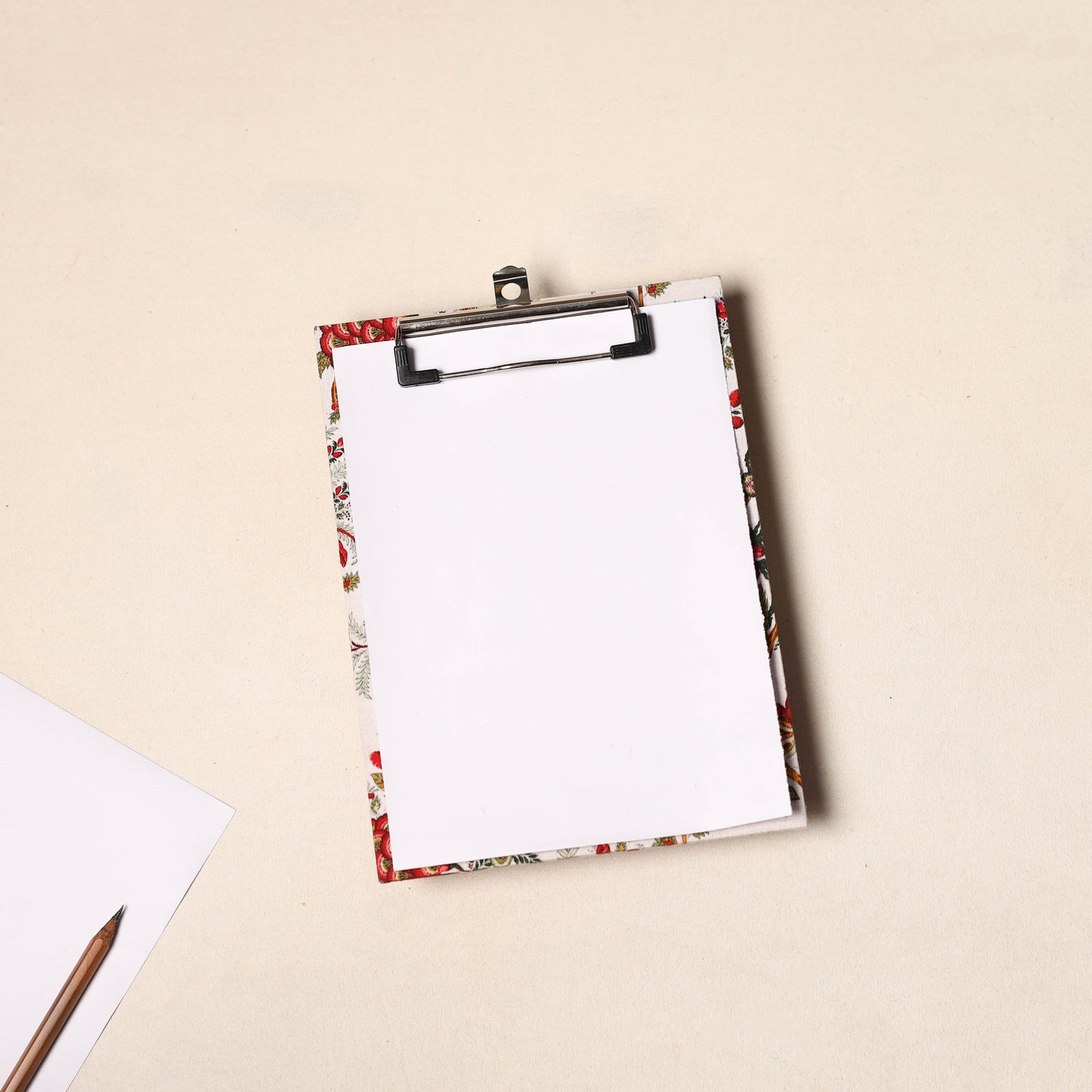Handcrafted Floral Design Clipboard