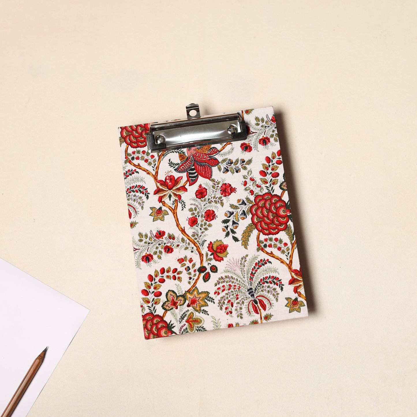 Handcrafted Floral Design Clipboard