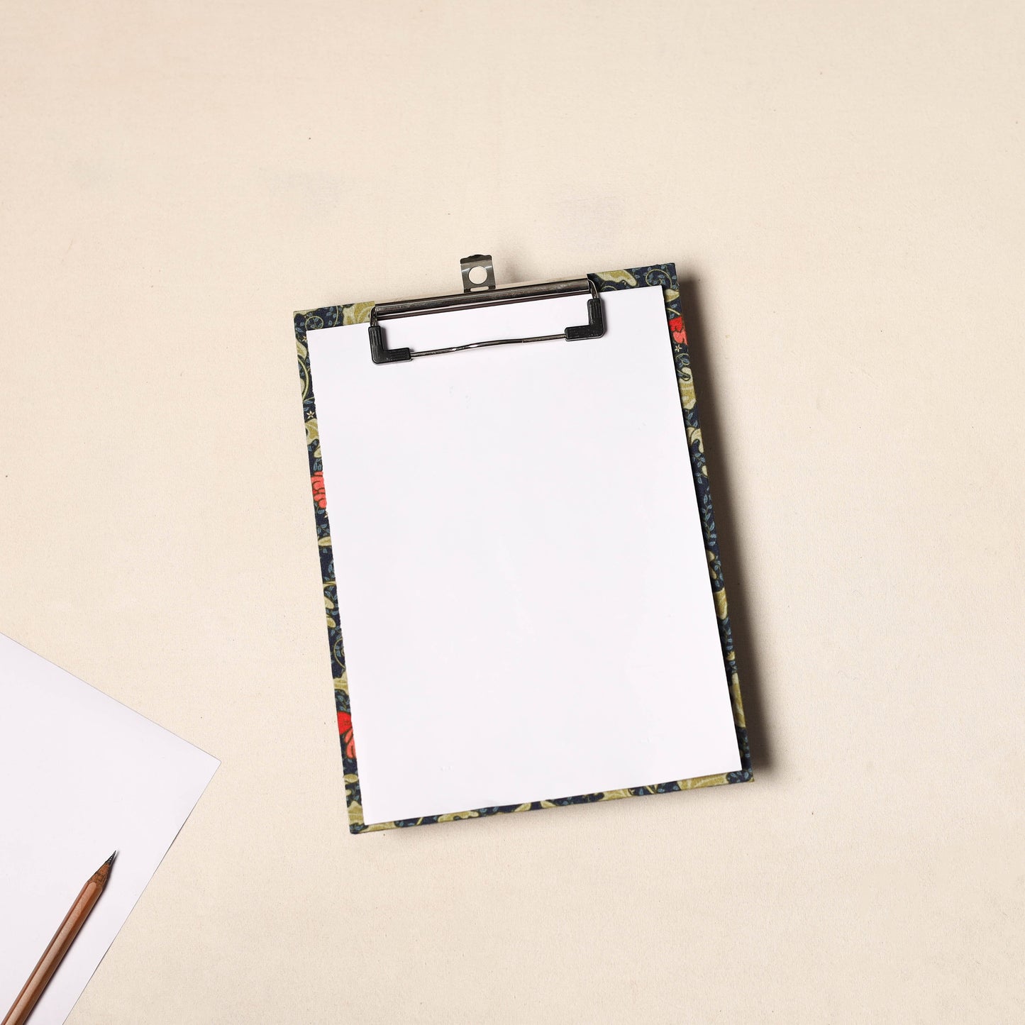 Handcrafted Floral Design Clipboard