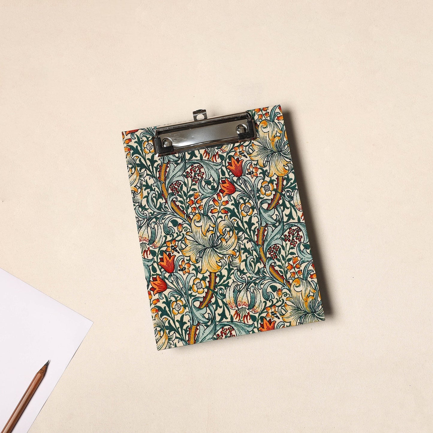 Handcrafted Floral Design Clipboard