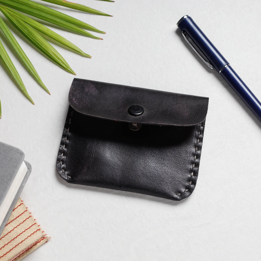Handcrafted Kutch Leather Small Card Holder