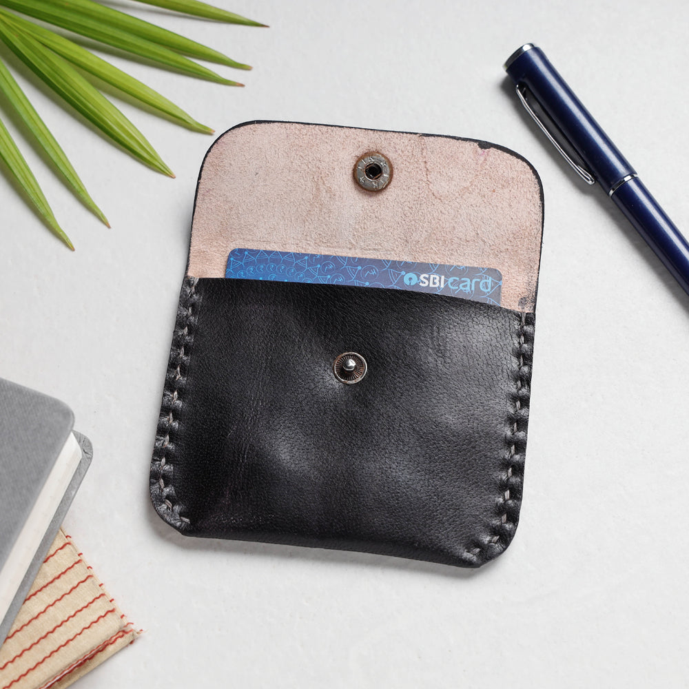 Handcrafted Kutch Leather Small Card Holder