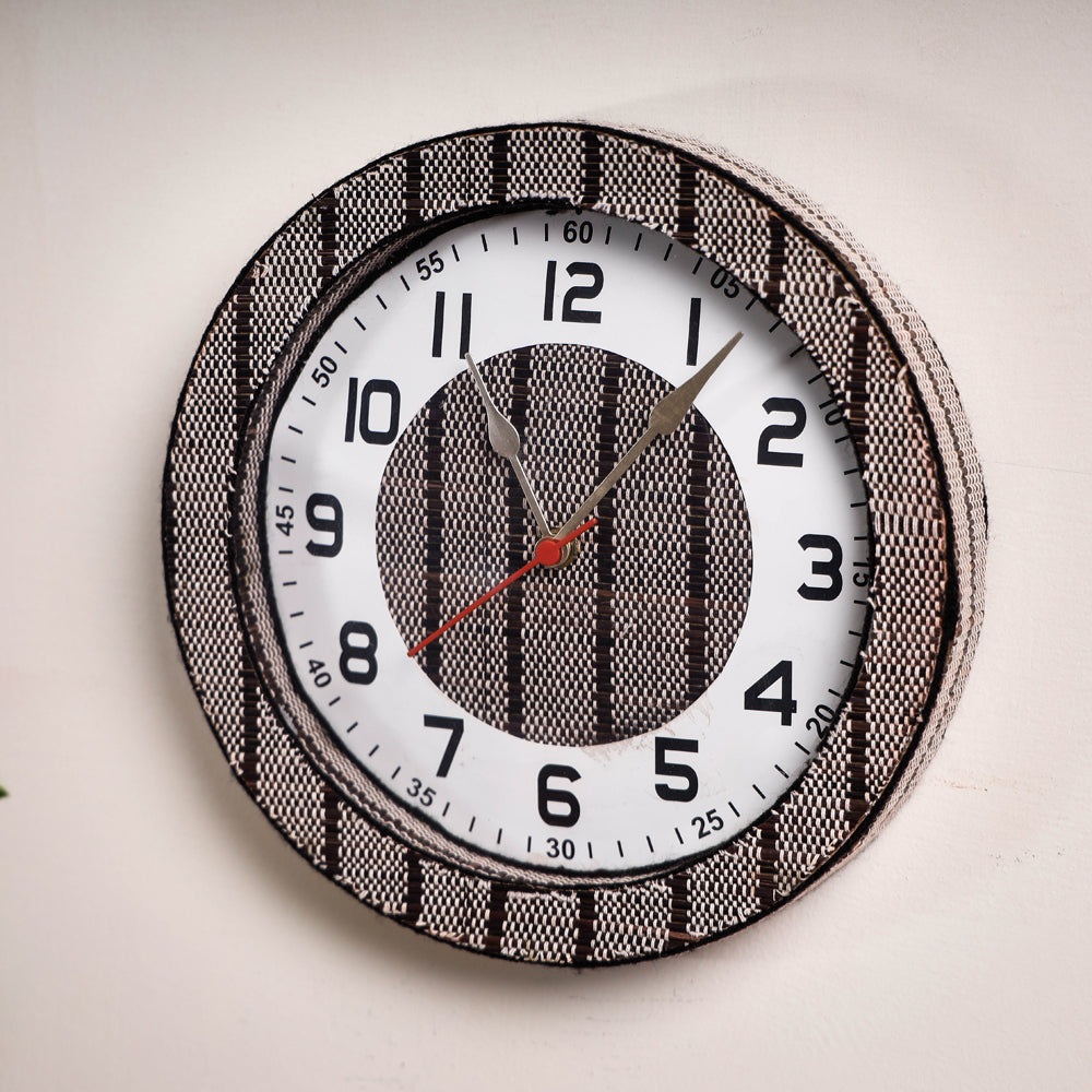 Handcrafted Madur Grass Wall Clock of Midnapur