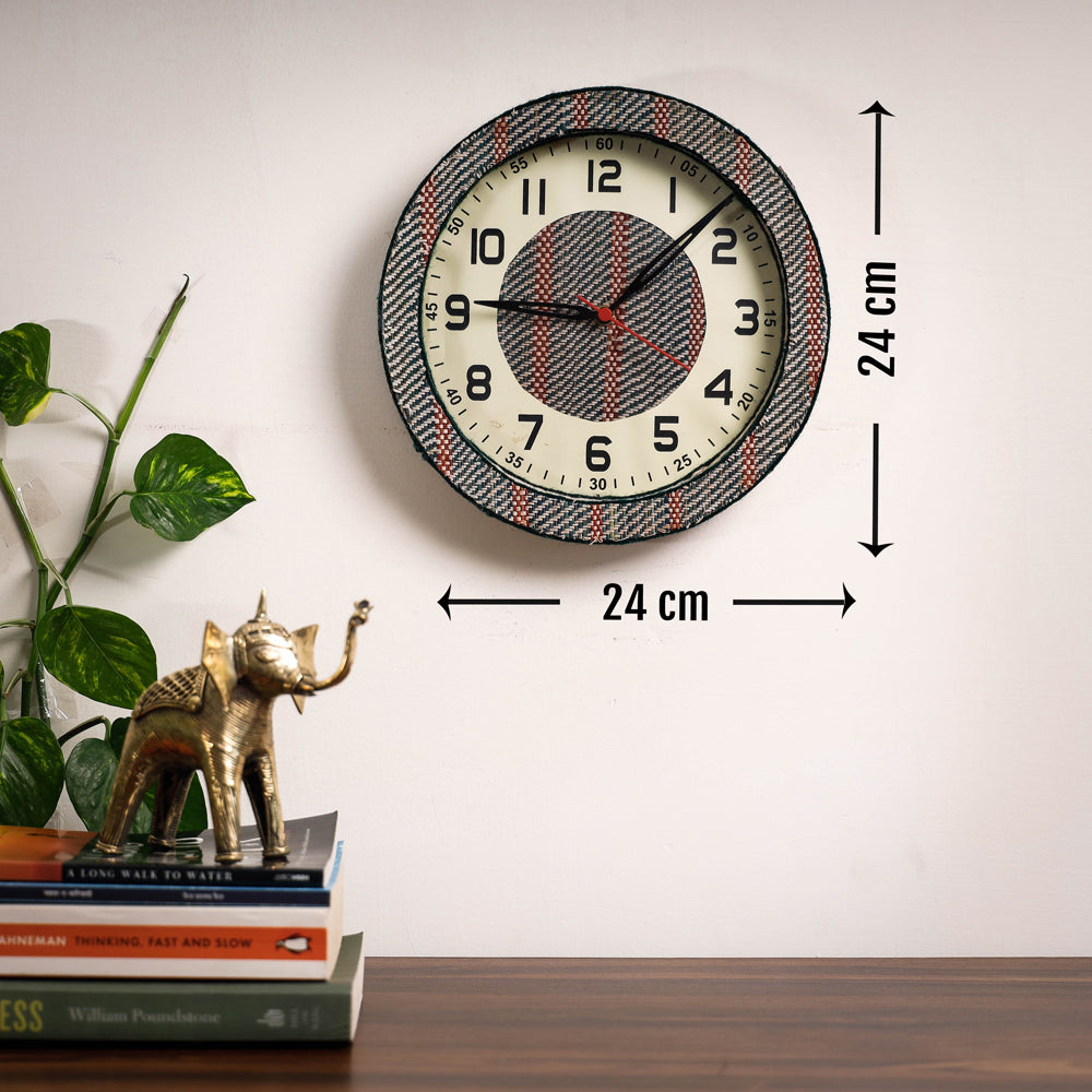 Handcrafted Madur Grass Wall Clock of Midnapur