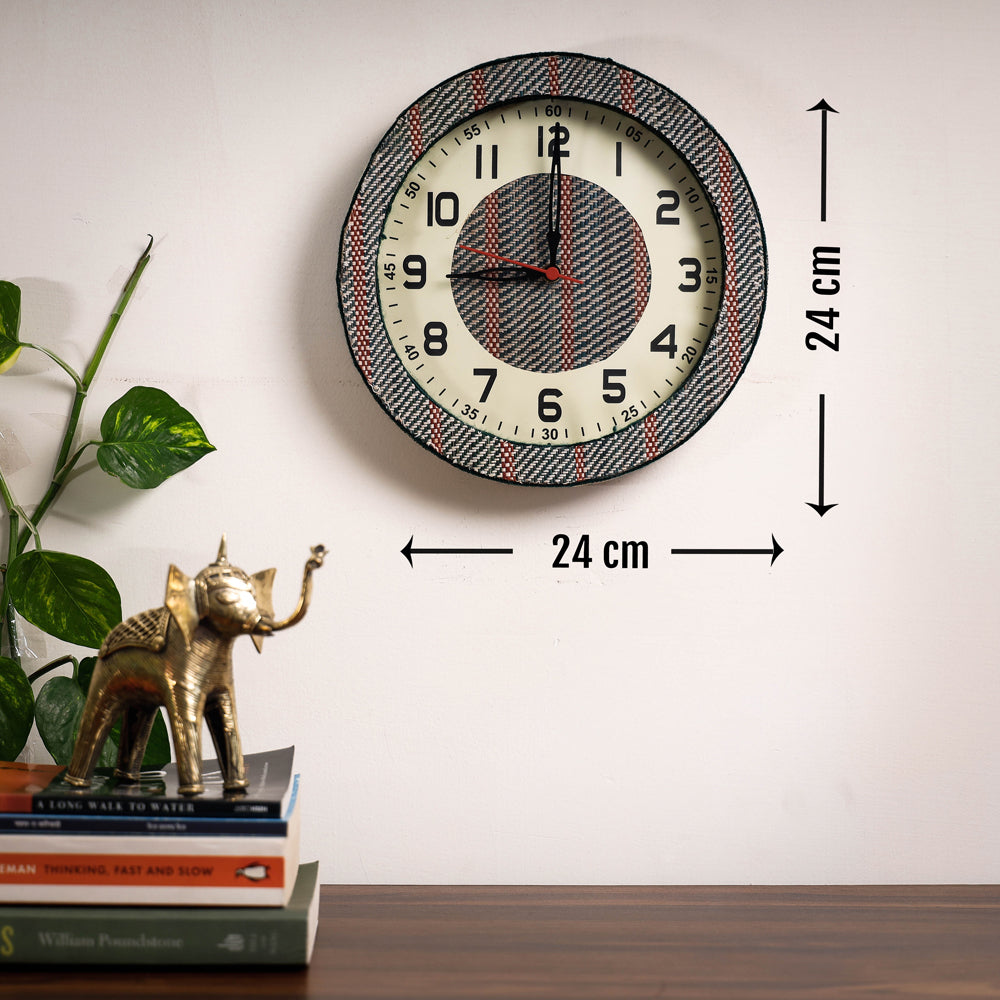 Handcrafted Madur Grass Wall Clock of Midnapur