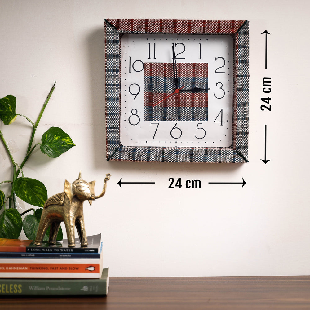 Handcrafted Madur Grass Wall Clock of Midnapur