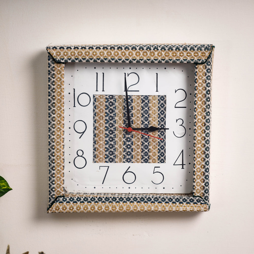 Handcrafted Madur Grass Wall Clock of Midnapur