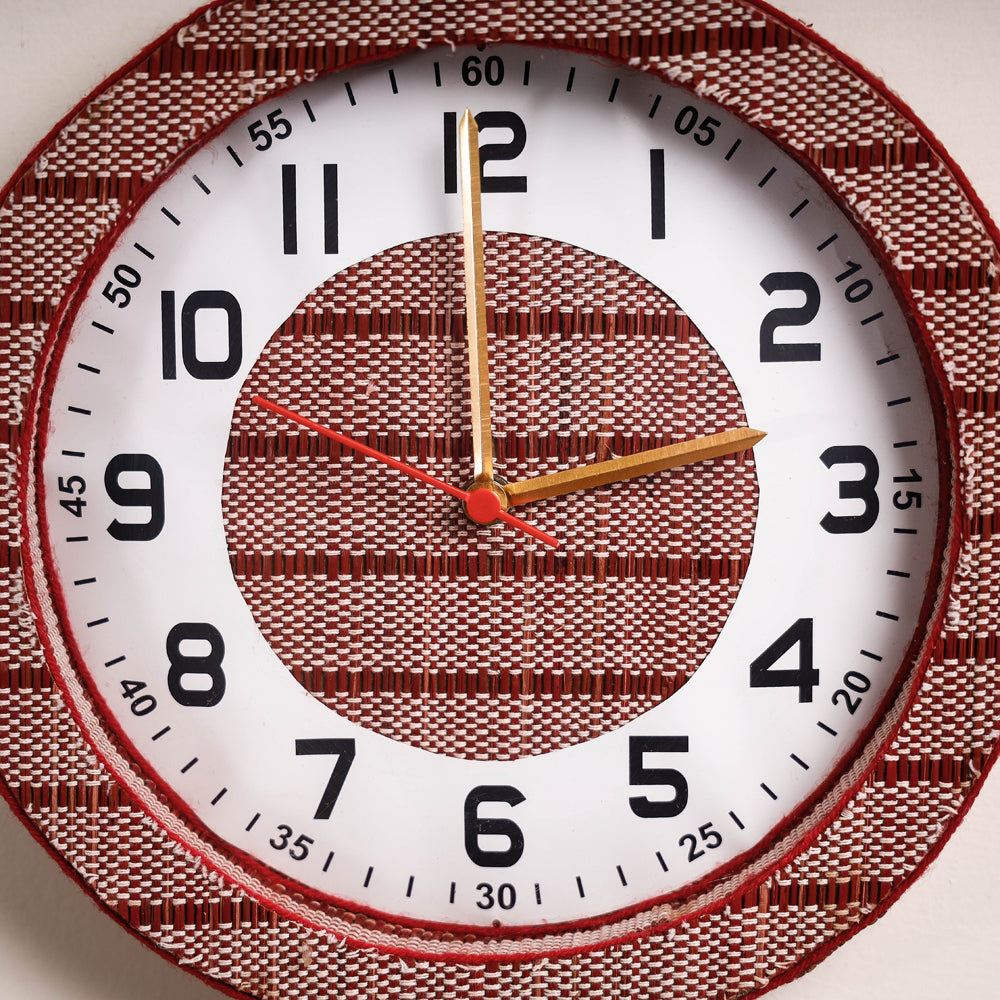 Handcrafted Madur Grass Wall Clock of Midnapur
