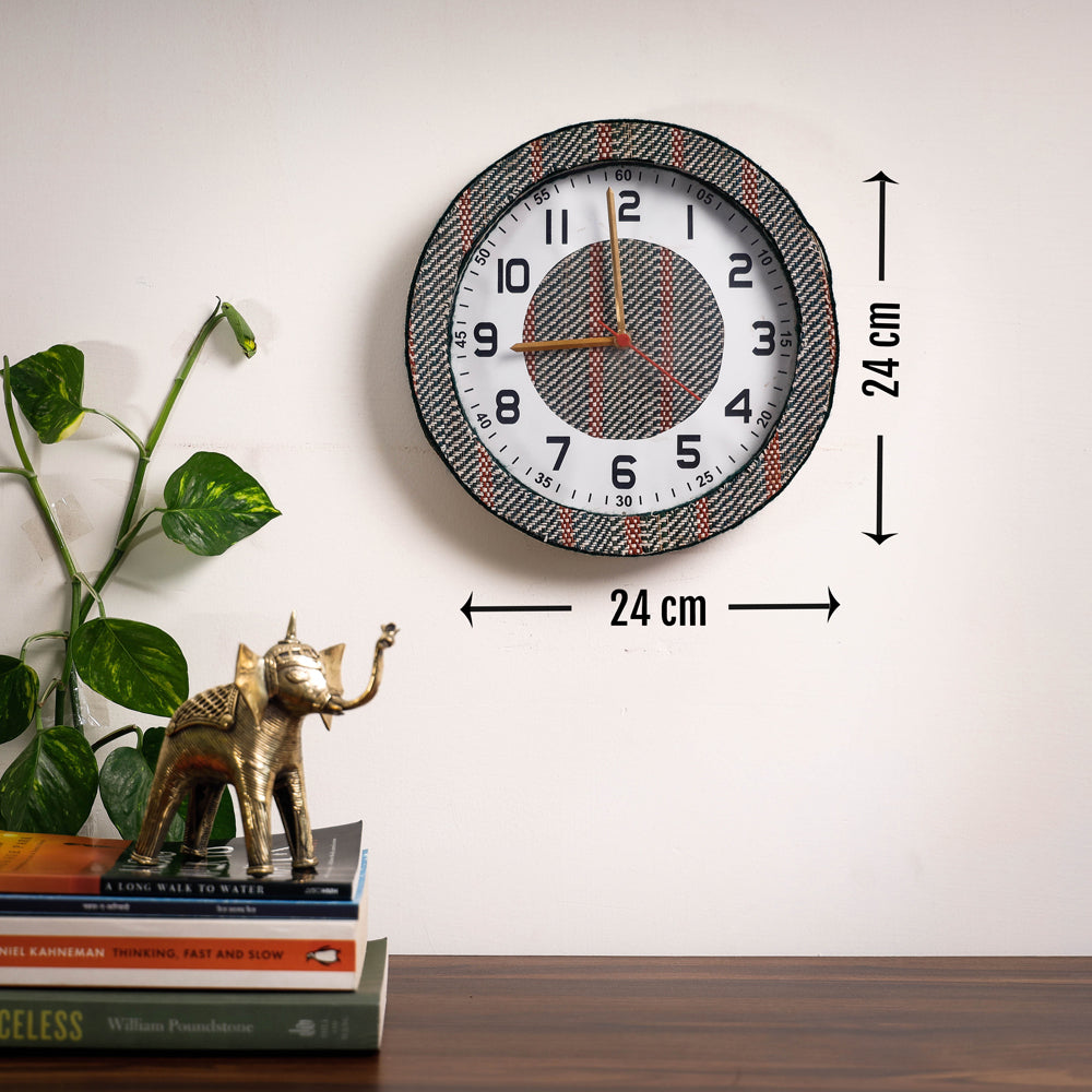 Handcrafted Madur Grass Wall Clock of Midnapur