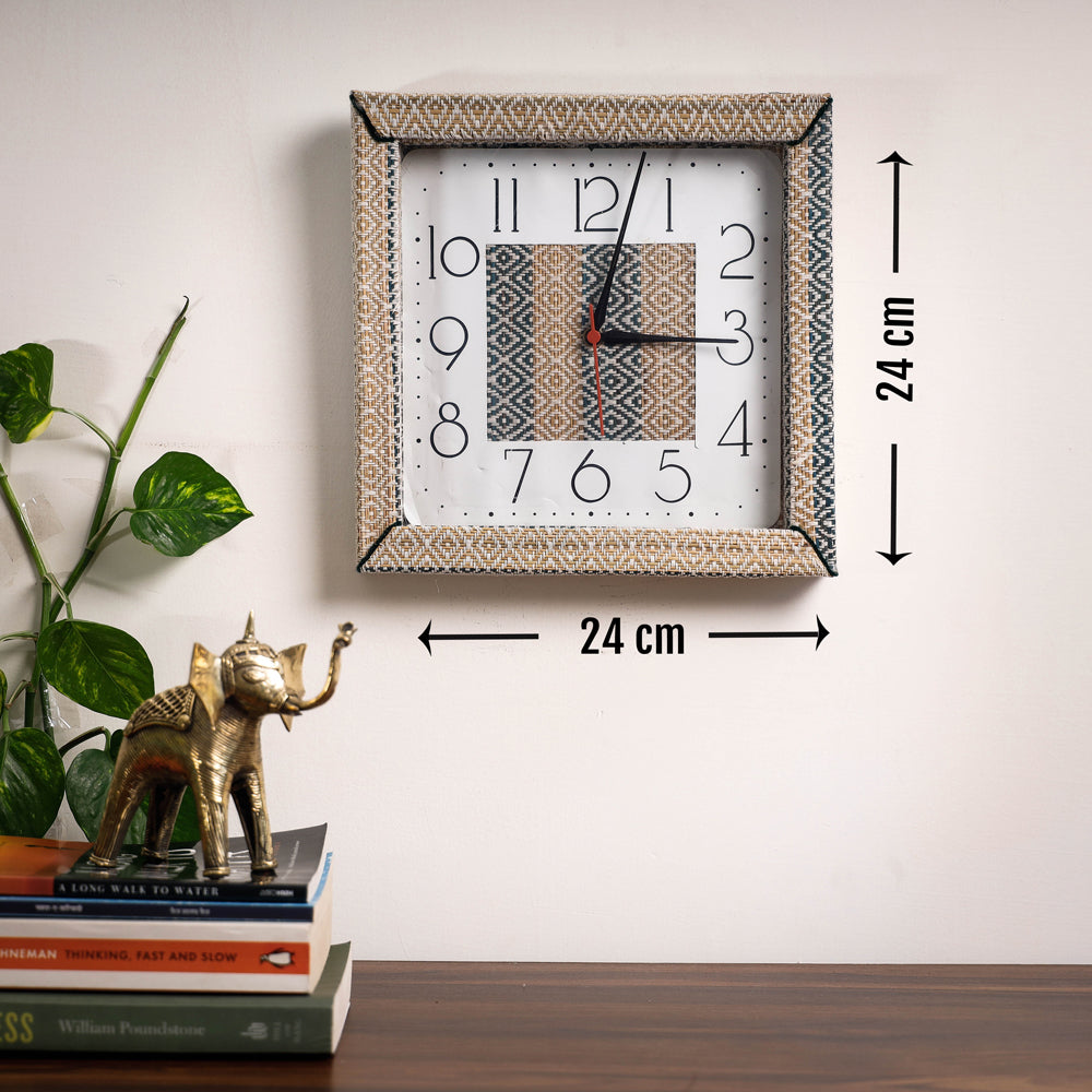 Handcrafted Madur Grass Wall Clock of Midnapur