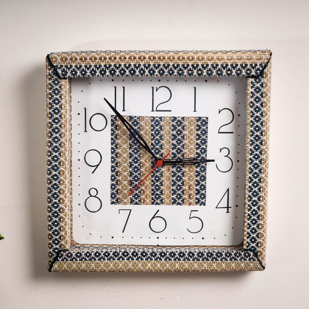 Handcrafted Madur Grass Wall Clock of Midnapur
