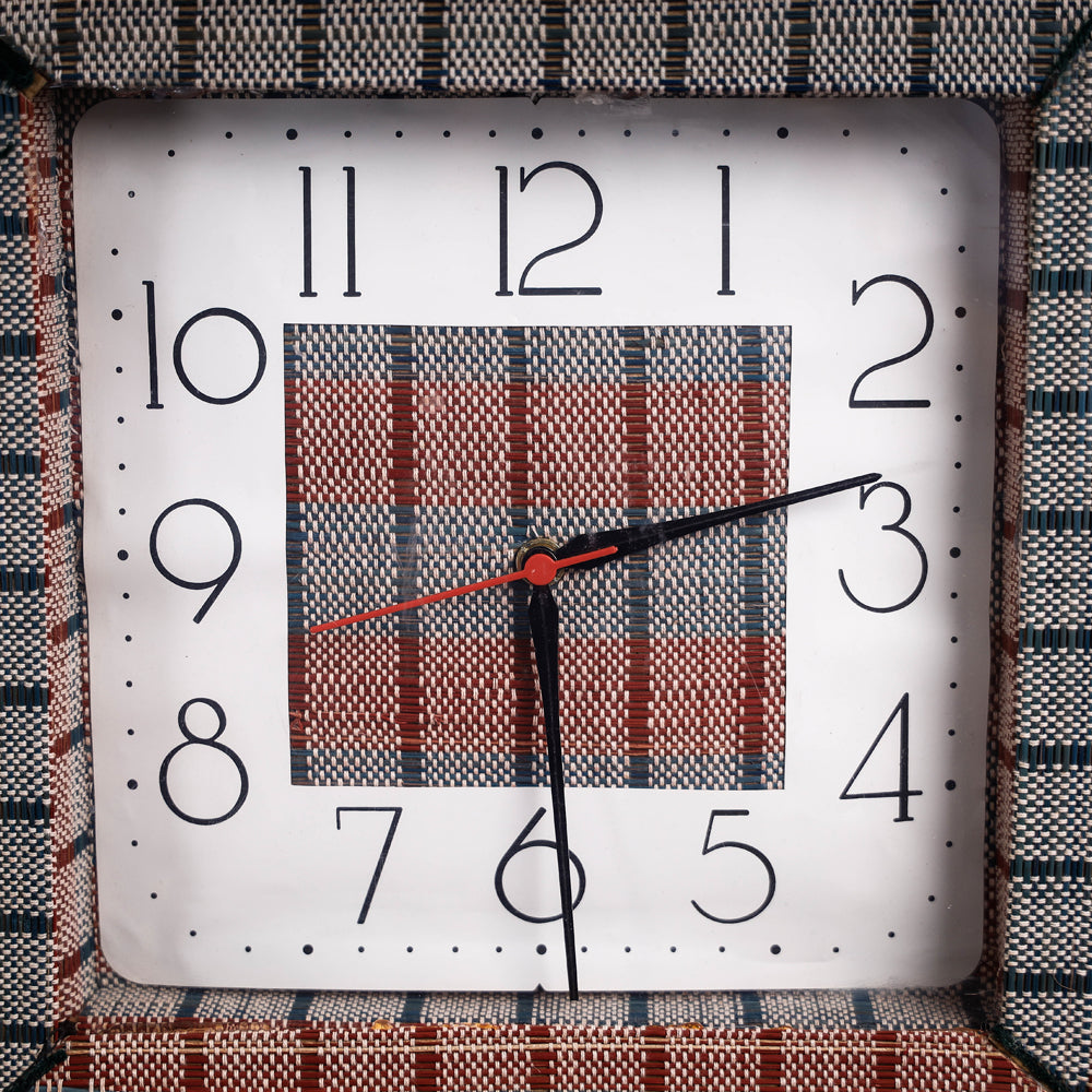Handcrafted Madur Grass Wall Clock of Midnapur